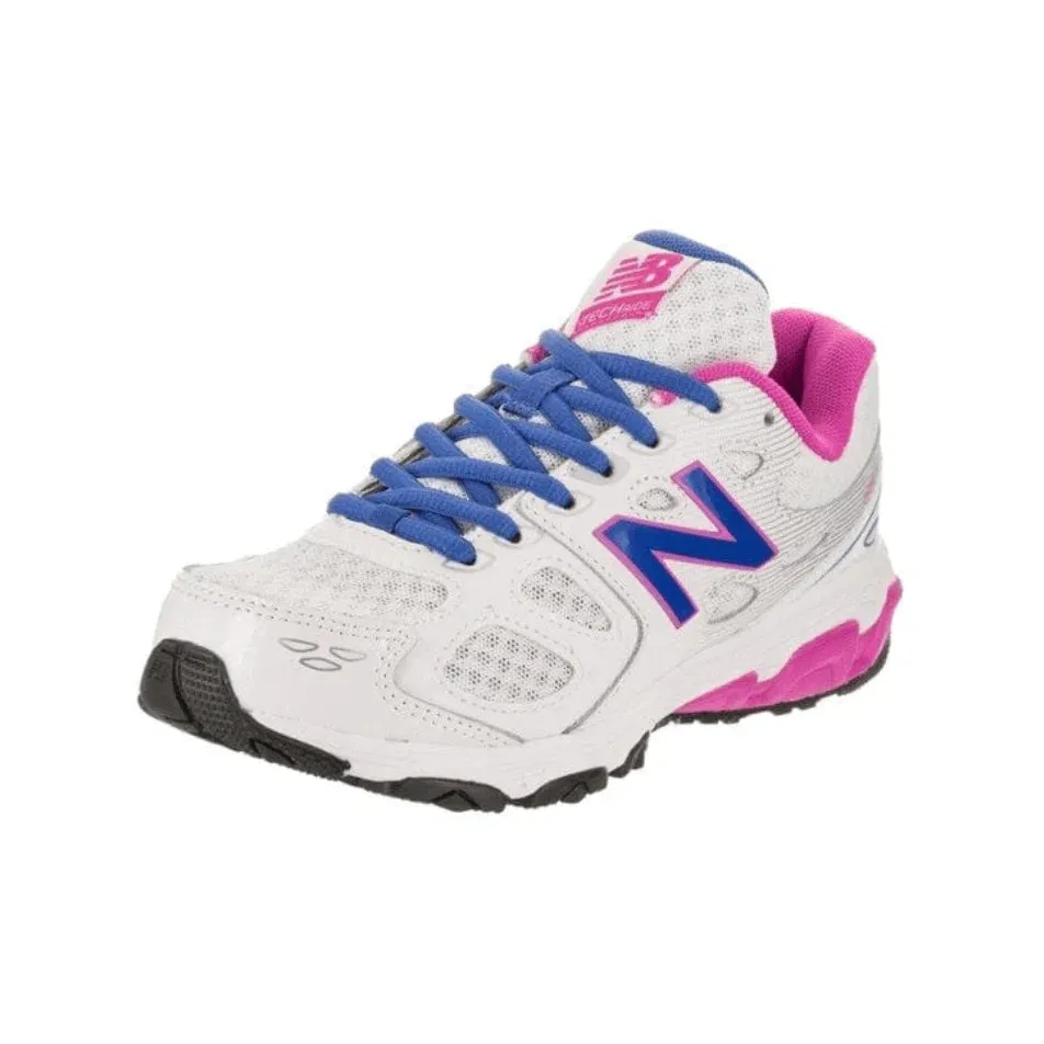 New Balance KR680FBY Mid Mesh Tennis Shoe - White/Pink