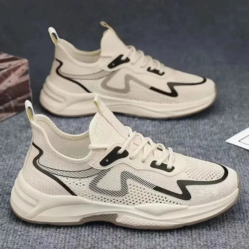 New Ultra-light Shoes Mens Running Shoes Sports Shoes Breathable Shock-absorbing Soft Sole Running Shoes Mens Casual Shoes