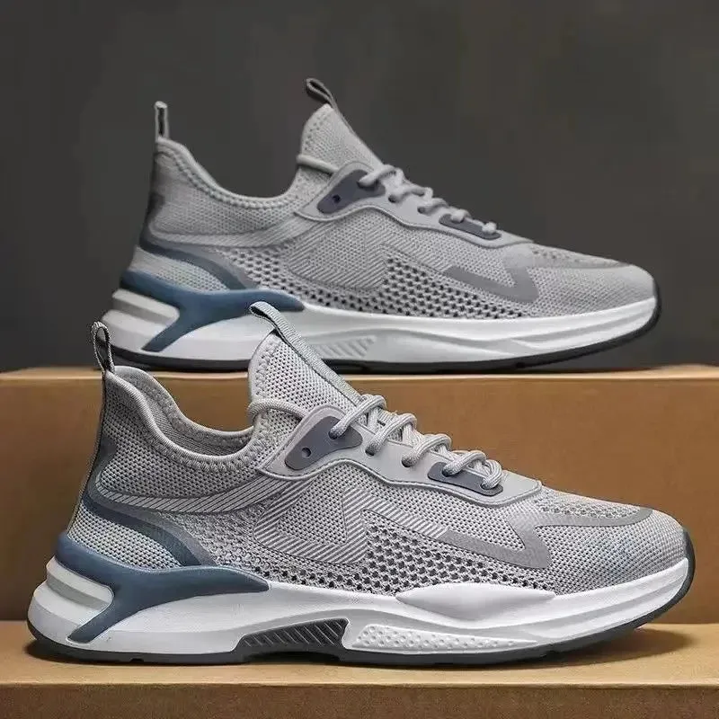 New Ultra-light Shoes Mens Running Shoes Sports Shoes Breathable Shock-absorbing Soft Sole Running Shoes Mens Casual Shoes