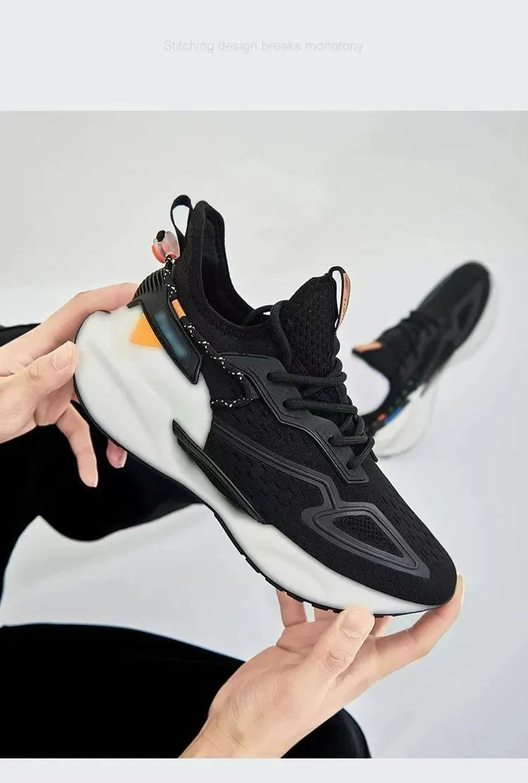 New Ultra-light Shoes Mens Running Shoes Sports Shoes Breathable Shock-absorbing Soft Sole Running Shoes Mens Casual Shoes