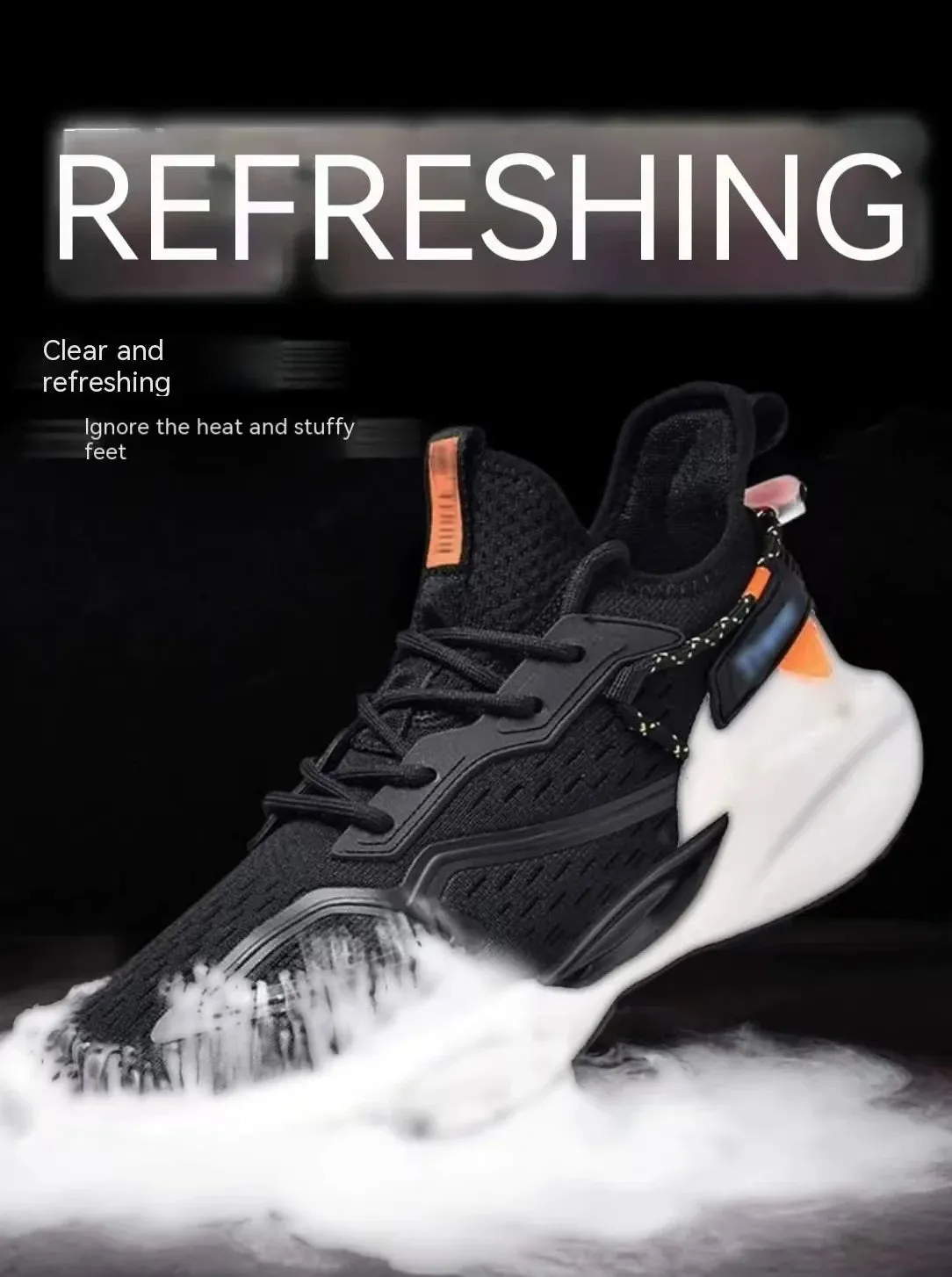 New Ultra-light Shoes Mens Running Shoes Sports Shoes Breathable Shock-absorbing Soft Sole Running Shoes Mens Casual Shoes