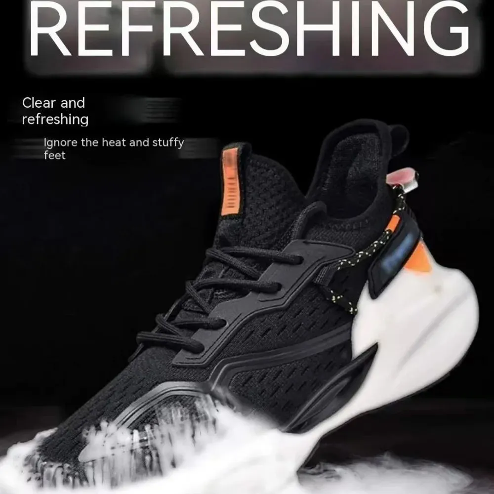 New Ultra-light Shoes Mens Running Shoes Sports Shoes Breathable Shock-absorbing Soft Sole Running Shoes Mens Casual Shoes