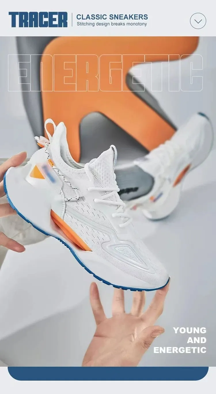 New Ultra-light Shoes Mens Running Shoes Sports Shoes Breathable Shock-absorbing Soft Sole Running Shoes Mens Casual Shoes