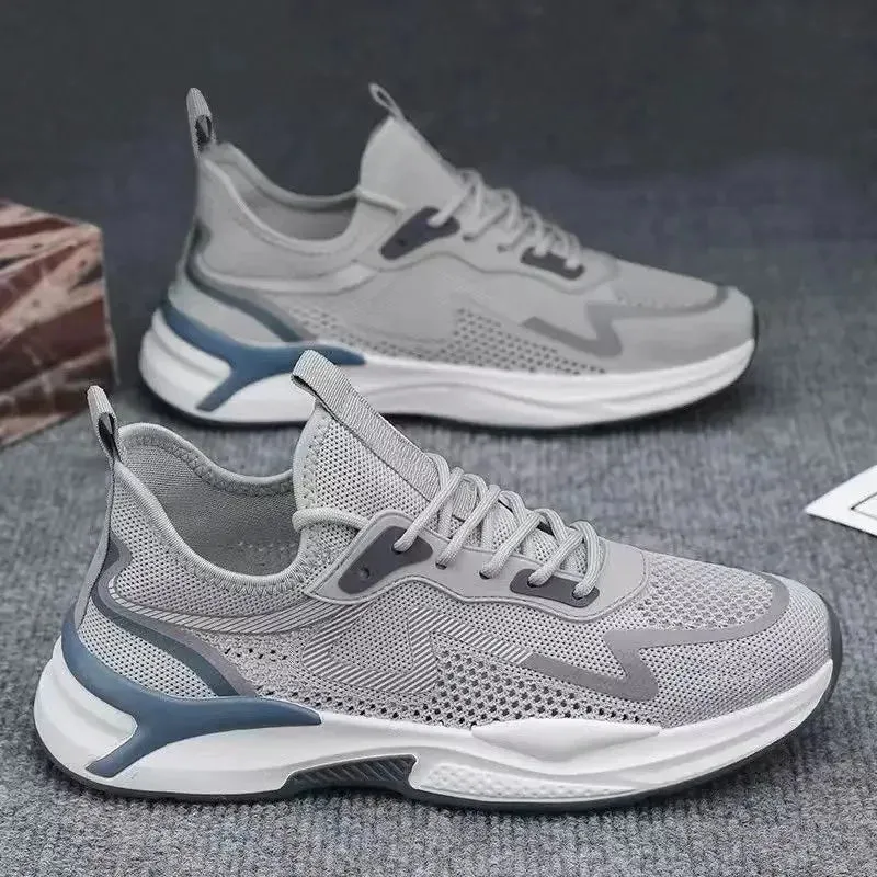 New Ultra-light Shoes Mens Running Shoes Sports Shoes Breathable Shock-absorbing Soft Sole Running Shoes Mens Casual Shoes