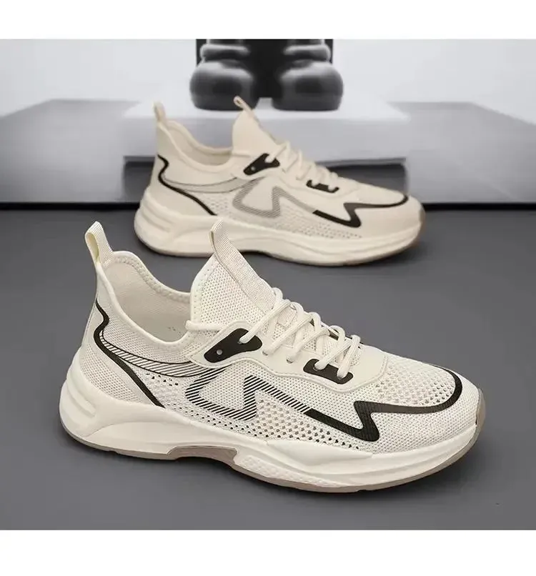 New Ultra-light Shoes Mens Running Shoes Sports Shoes Breathable Shock-absorbing Soft Sole Running Shoes Mens Casual Shoes