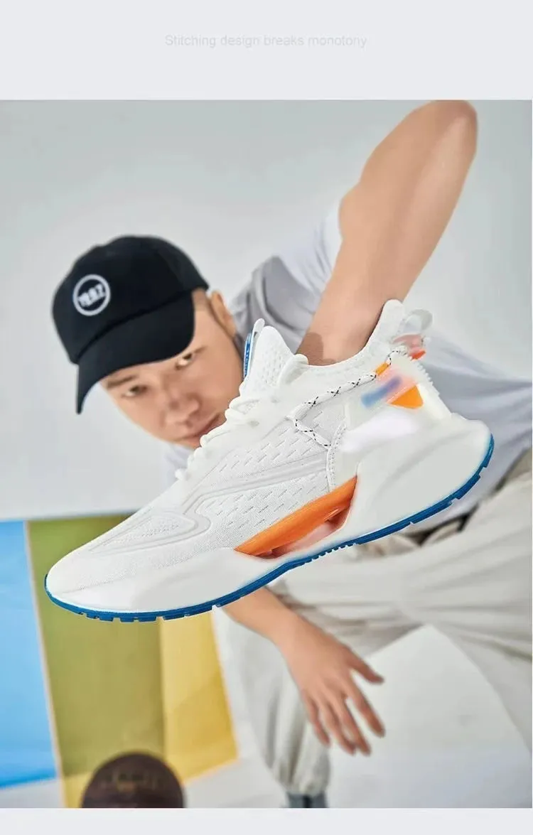 New Ultra-light Shoes Mens Running Shoes Sports Shoes Breathable Shock-absorbing Soft Sole Running Shoes Mens Casual Shoes