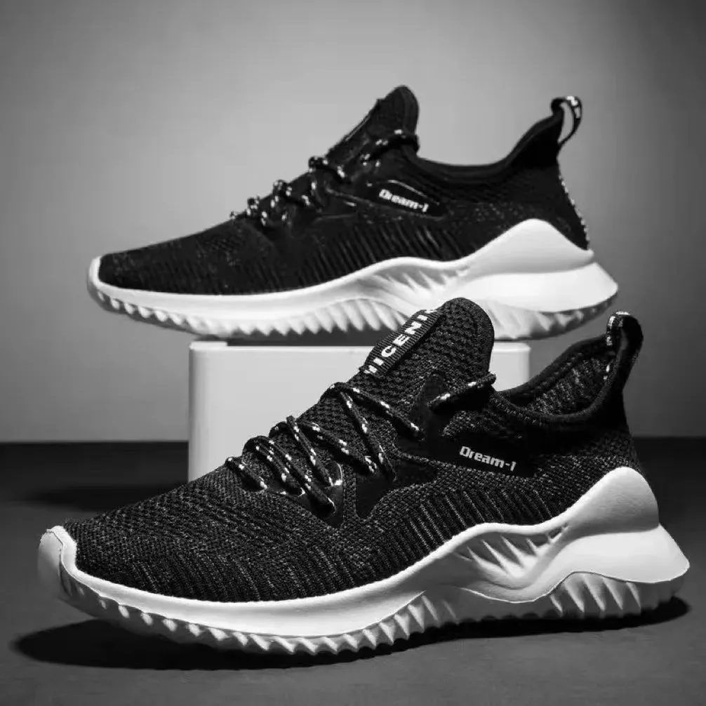 New Ultra-light Shoes Mens Running Shoes Sports Shoes Breathable Shock-absorbing Soft Sole Running Shoes Mens Casual Shoes