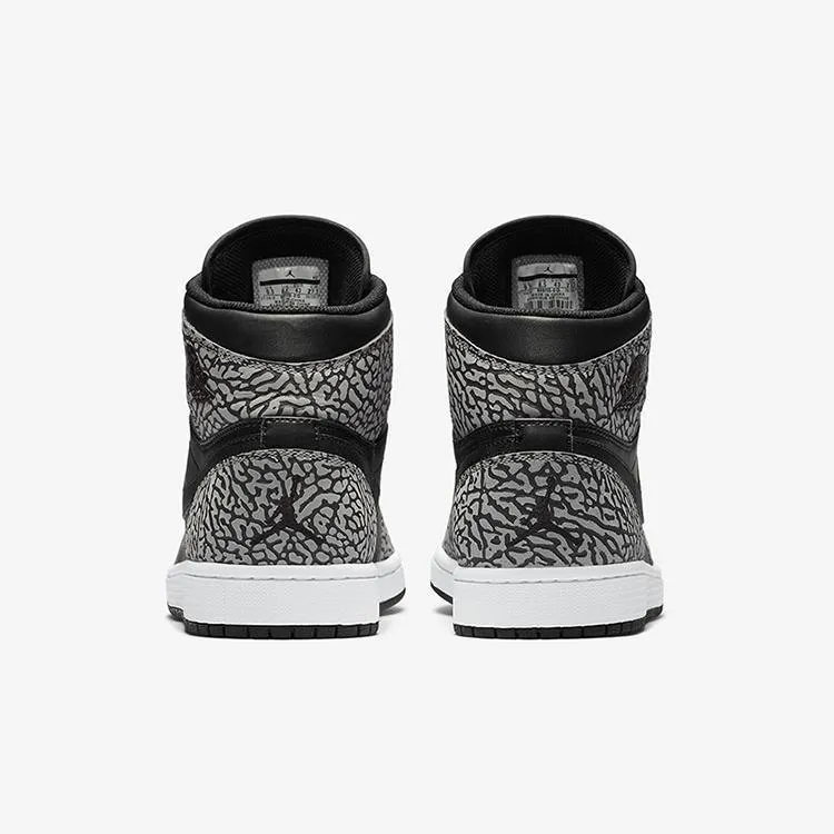 Nike Air Jordan 1 High Grey Cement Shoes Basketball Men !!! CYBER MONDAY SALE !!!