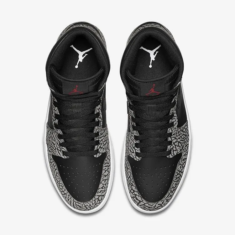 Nike Air Jordan 1 High Grey Cement Shoes Basketball Men !!! CYBER MONDAY SALE !!!