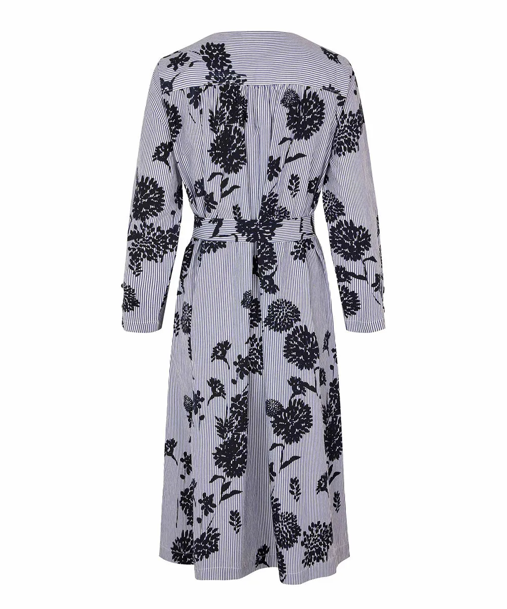 Nuray Long Sleeve Button Front Dress