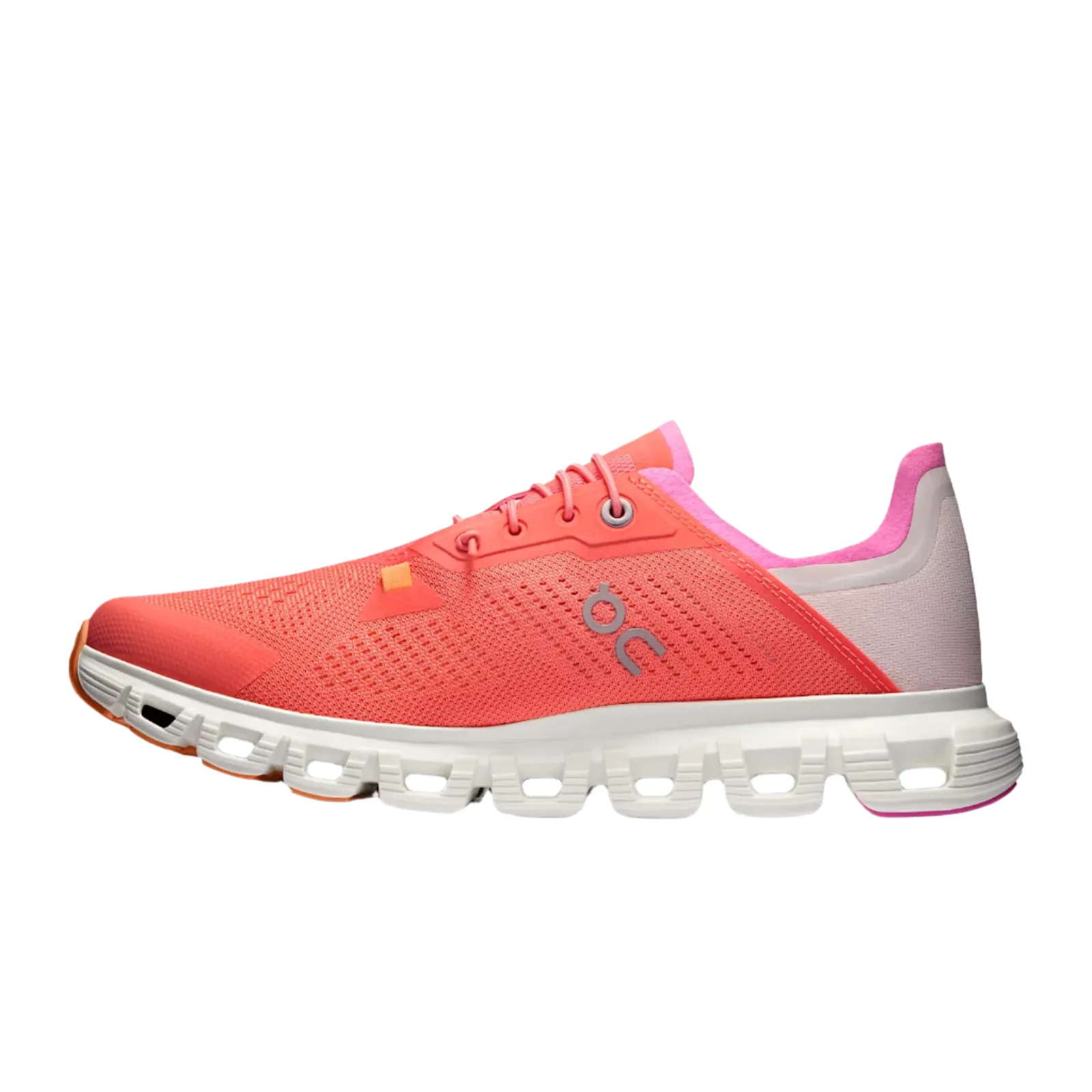 On Running Women's Cloud 6 Coast Sneaker in Salmon/Pearl
