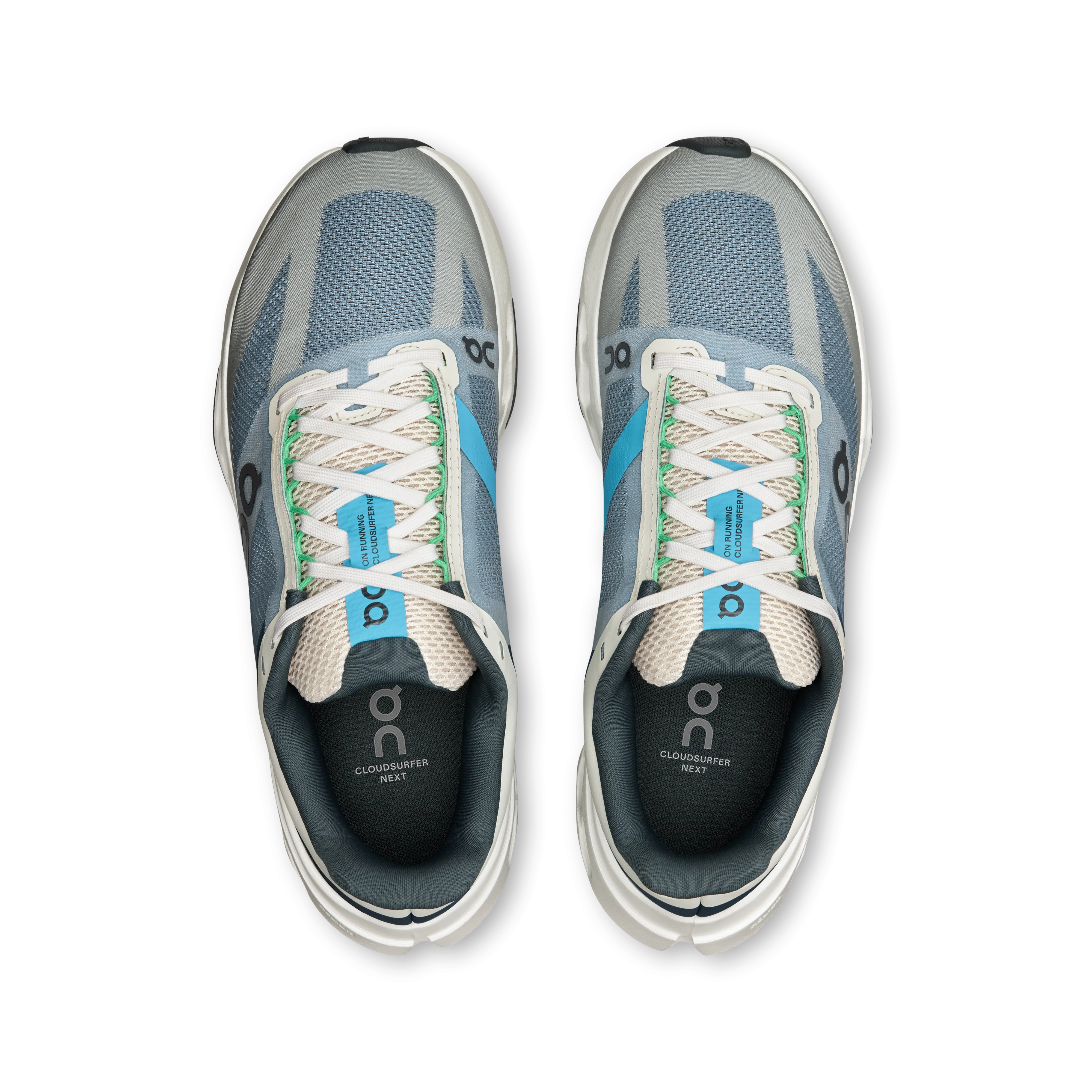 On Running Women's Cloudsurfer Next Wide Shoes - Niagara / White