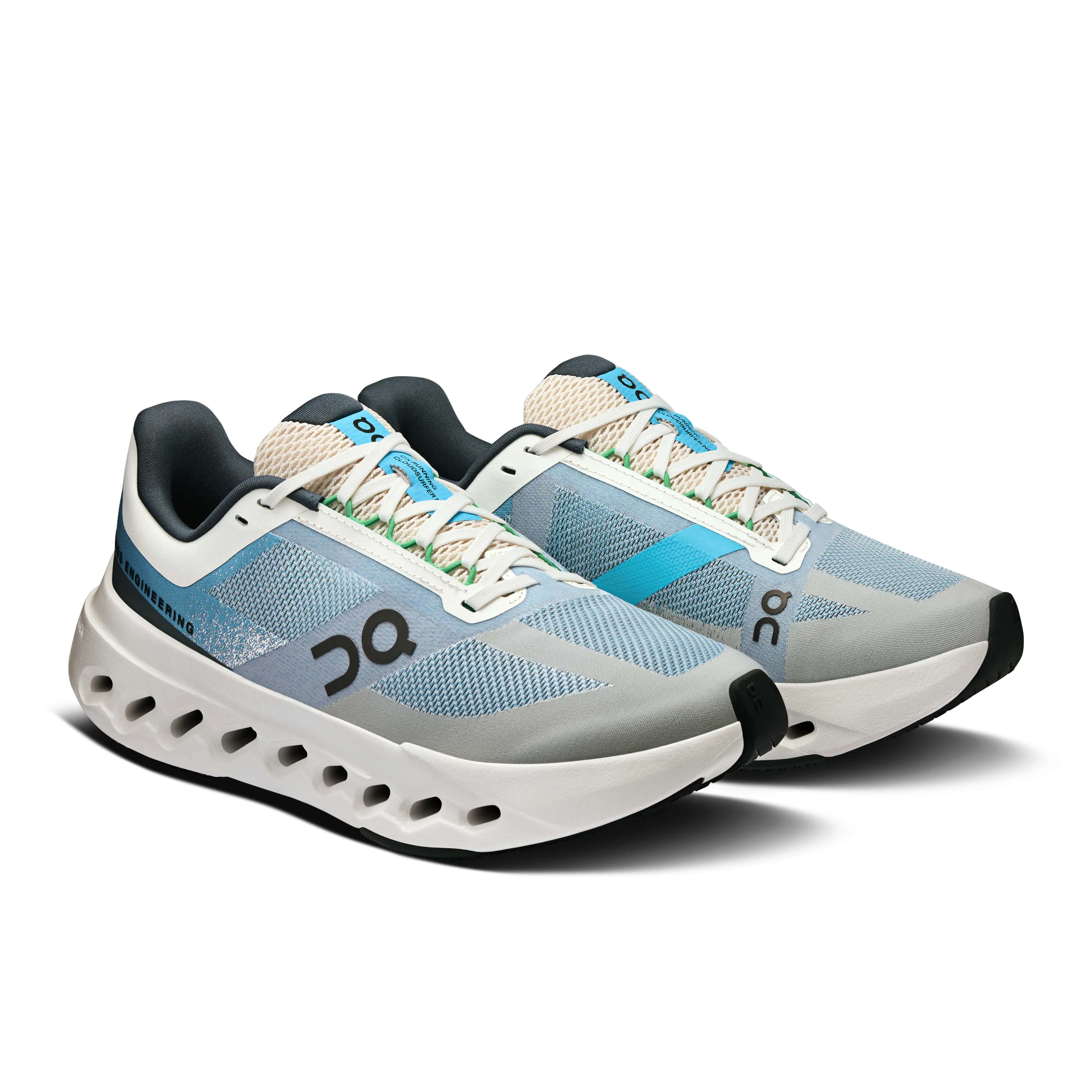 On Running Women's Cloudsurfer Next Wide Shoes - Niagara / White