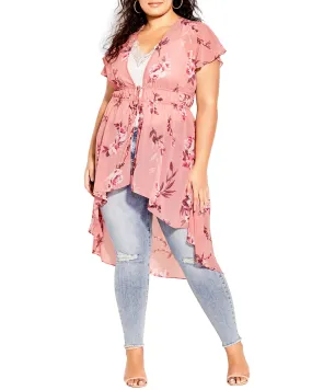 Rosalie Jacket Top | Pink