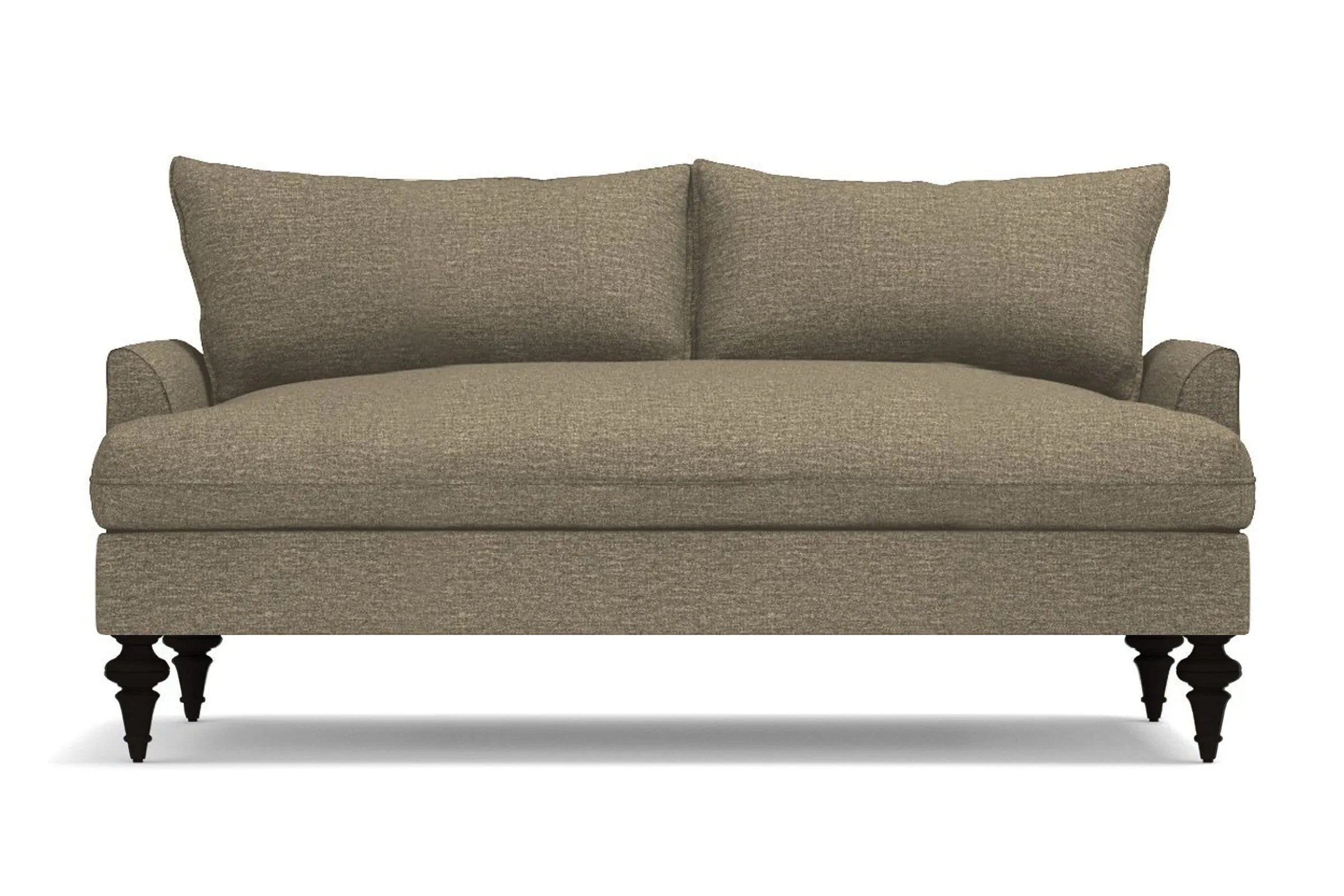 Saxon Loveseat :: Leg Finish: Espresso / Size: Loveseat - 66"w