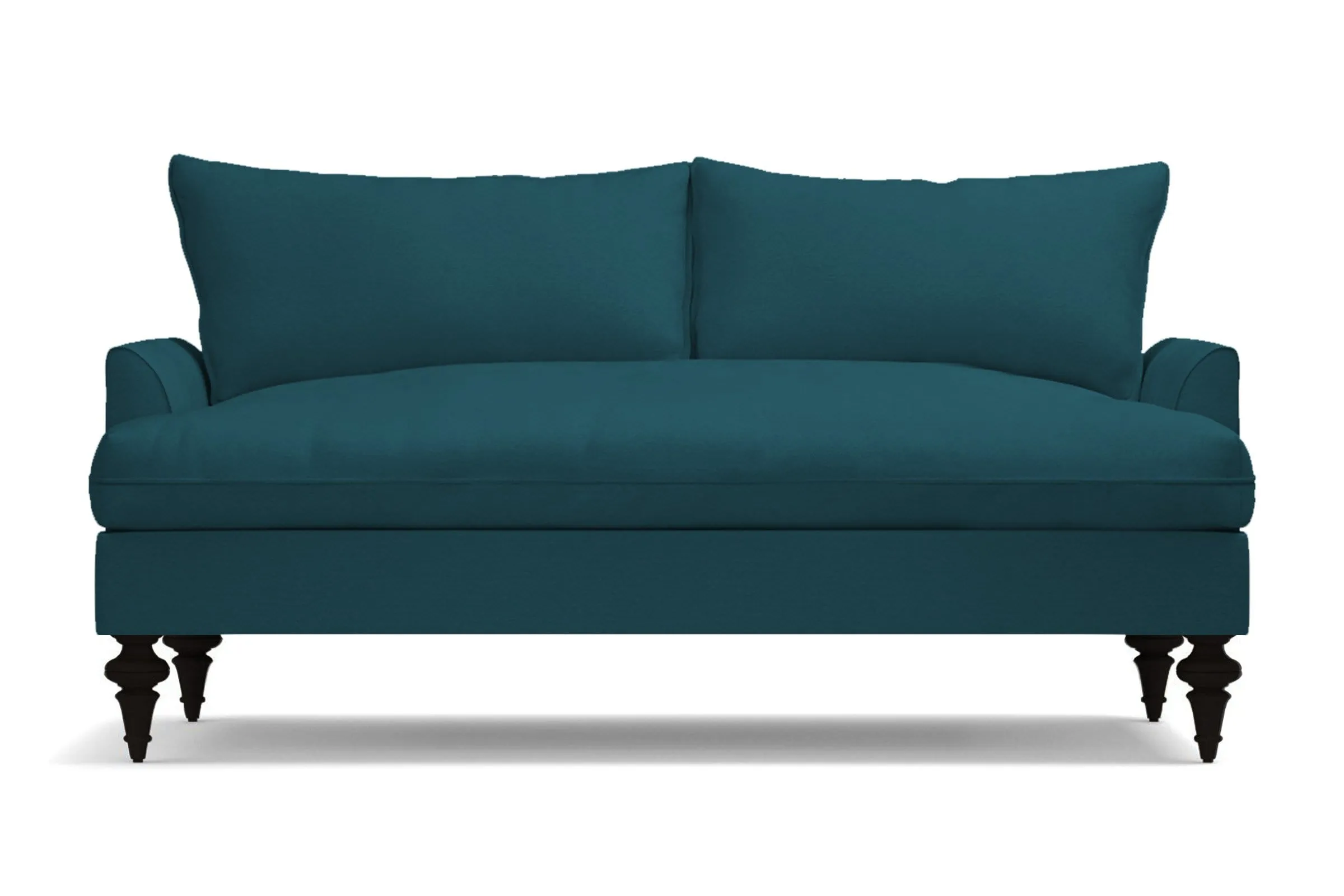Saxon Loveseat :: Leg Finish: Espresso / Size: Loveseat - 66"w