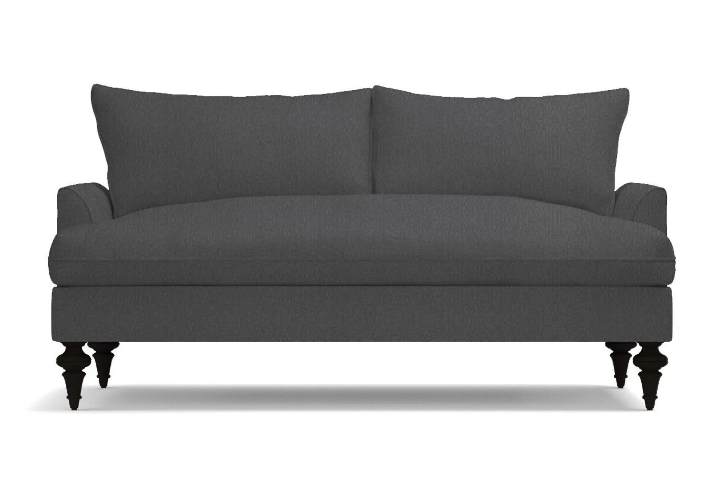 Saxon Loveseat :: Leg Finish: Espresso / Size: Loveseat - 66"w