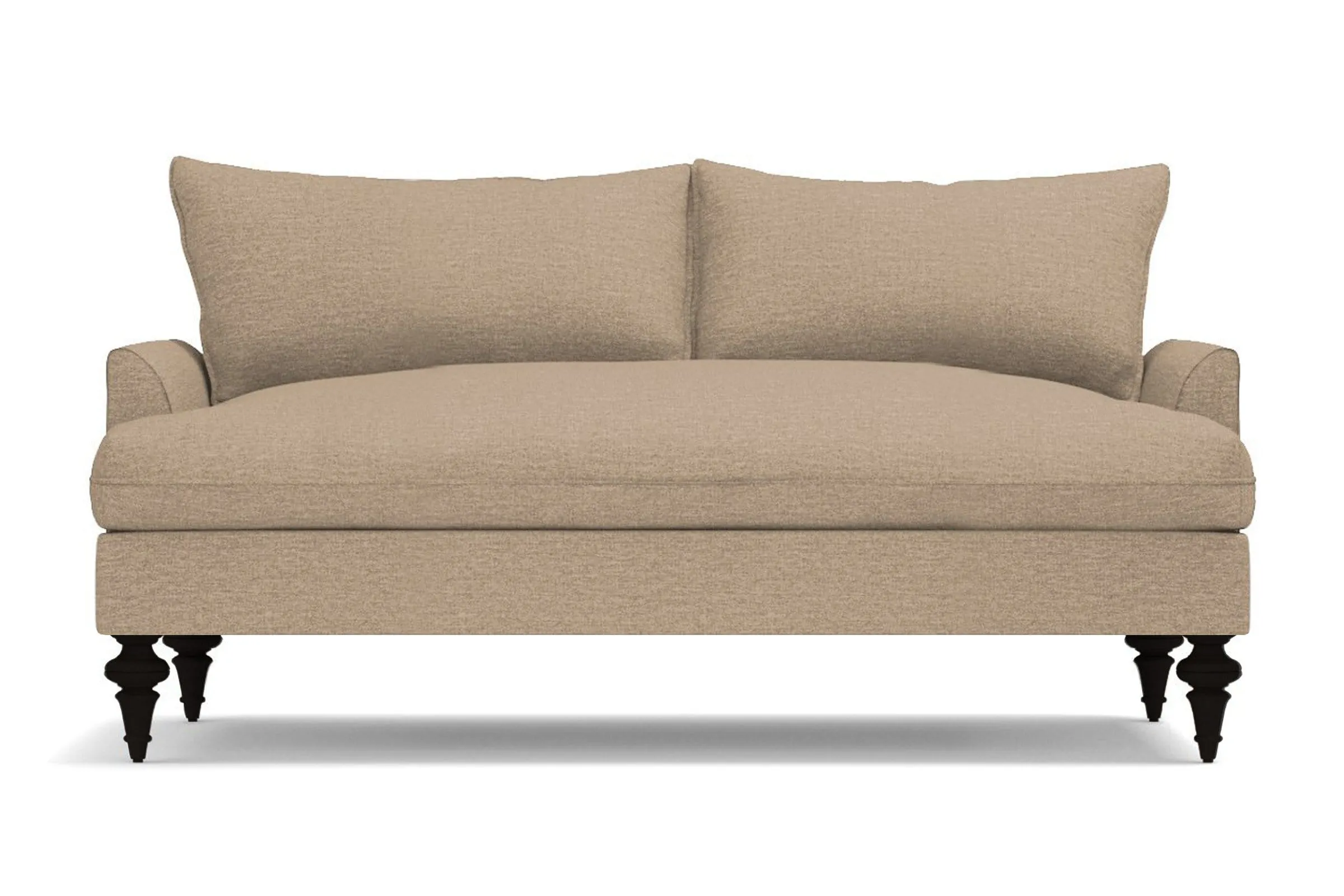 Saxon Loveseat :: Leg Finish: Espresso / Size: Loveseat - 66"w