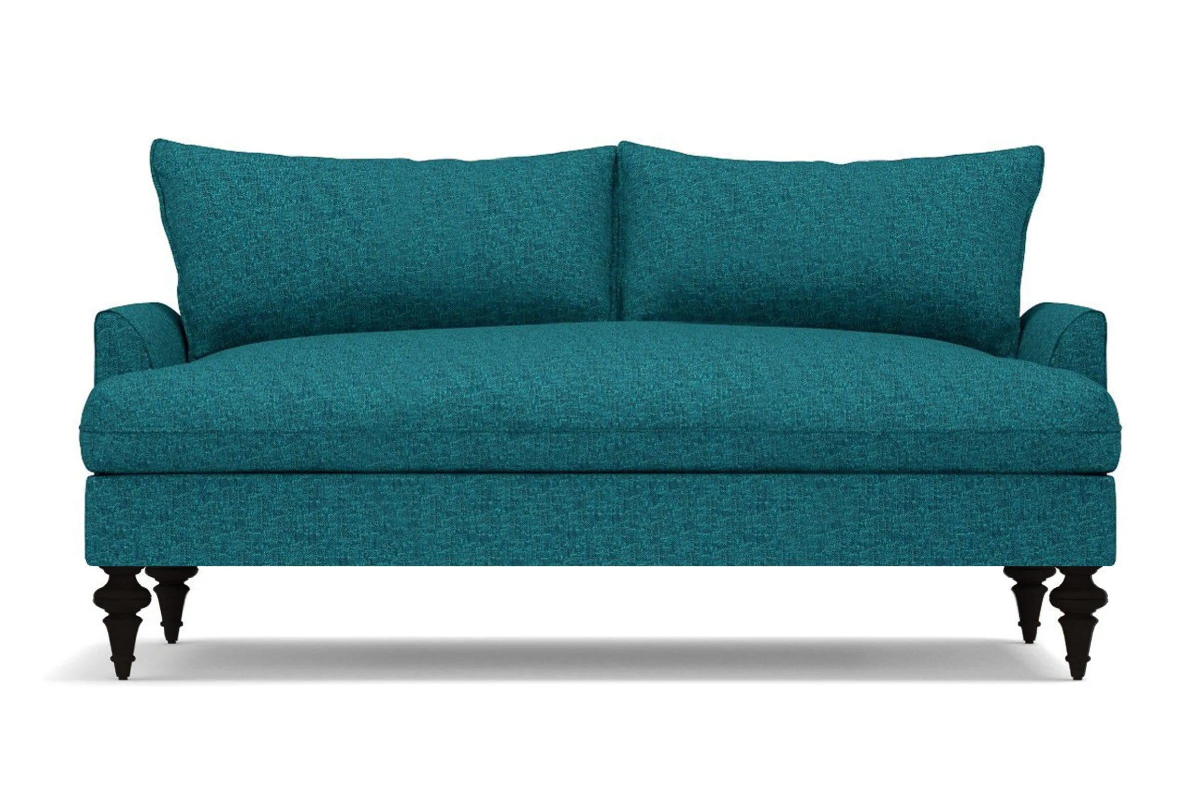 Saxon Loveseat :: Leg Finish: Espresso / Size: Loveseat - 66"w