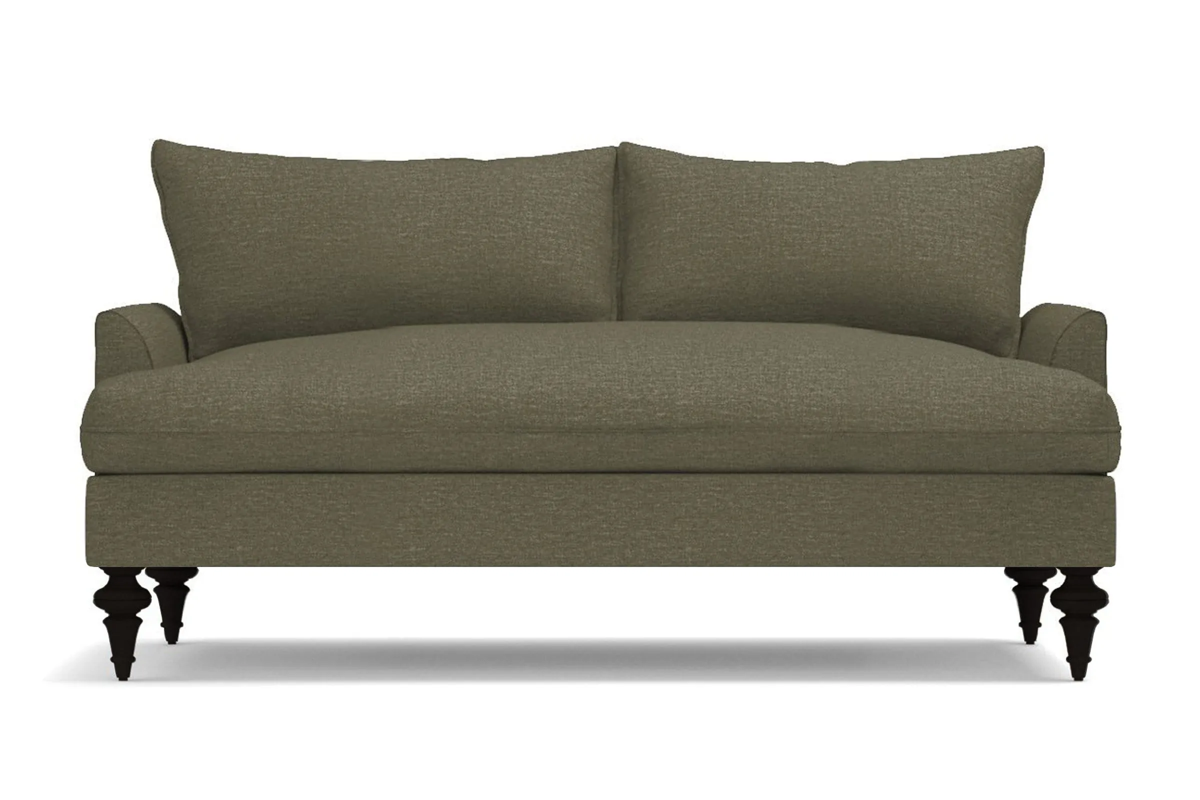 Saxon Loveseat :: Leg Finish: Espresso / Size: Loveseat - 66"w