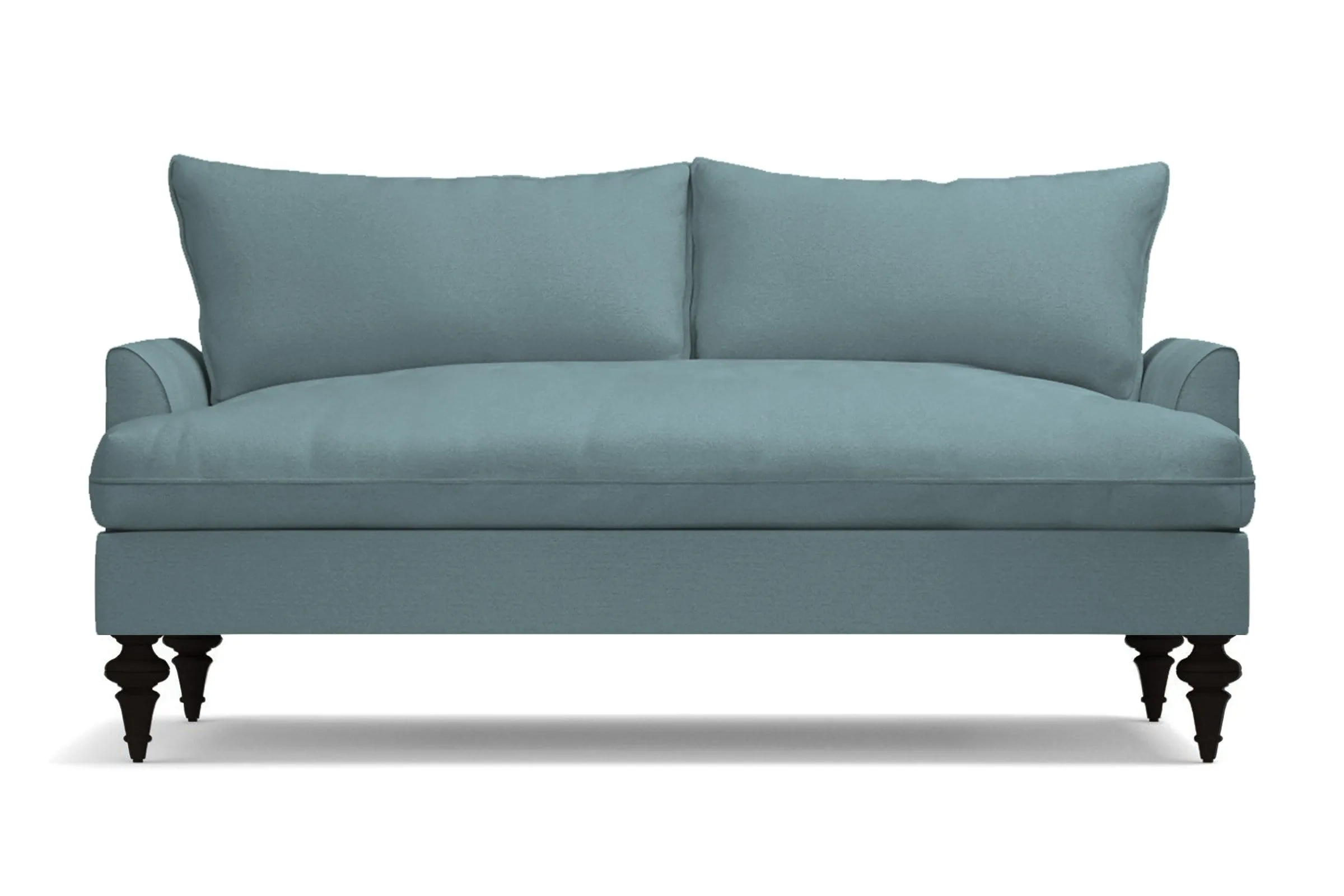 Saxon Loveseat :: Leg Finish: Espresso / Size: Loveseat - 66"w