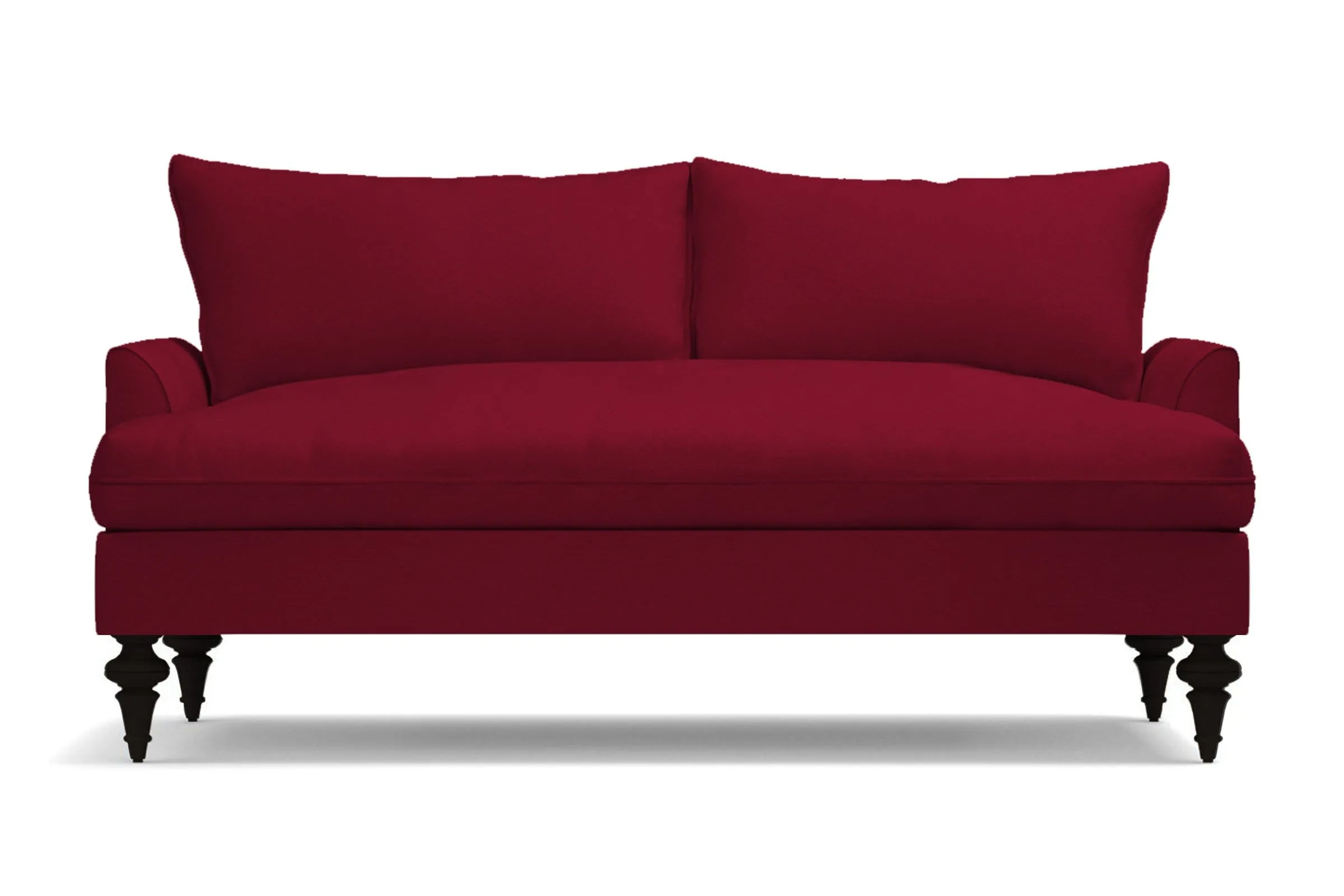 Saxon Loveseat :: Leg Finish: Espresso / Size: Loveseat - 66"w