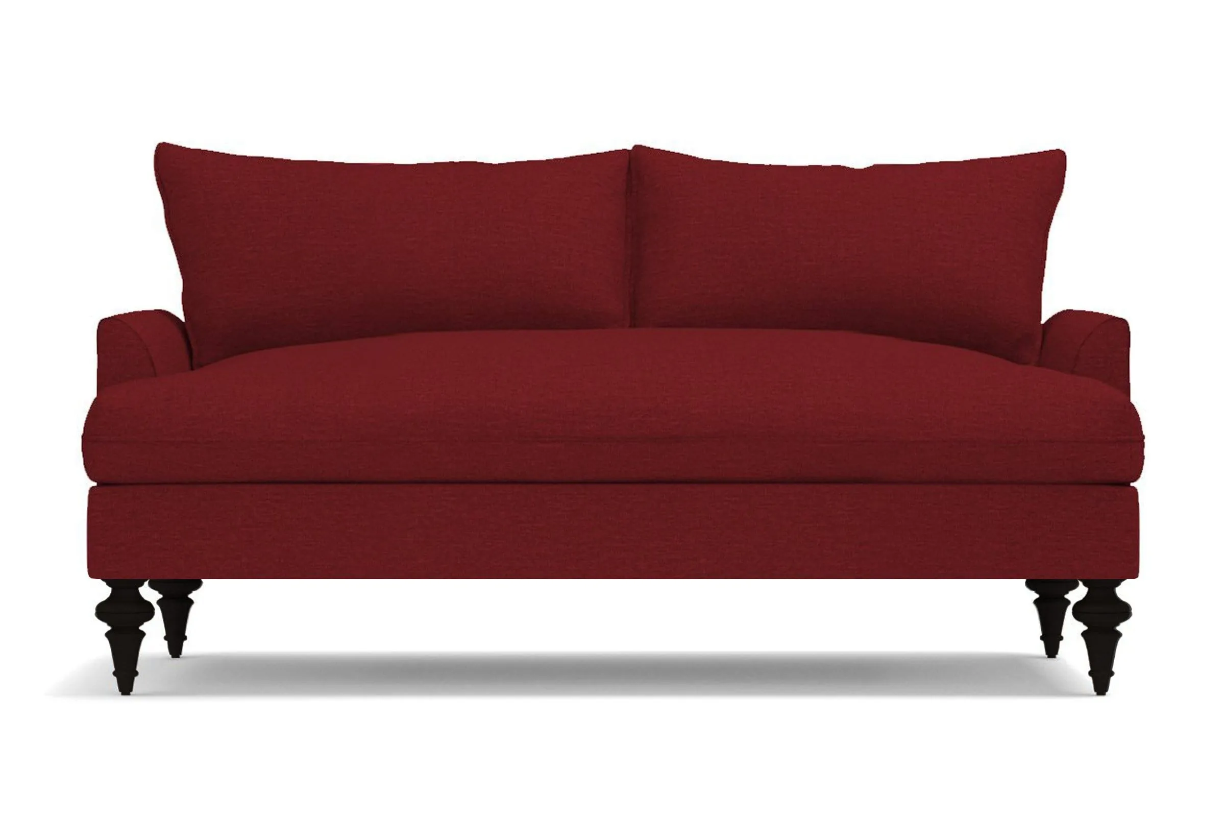 Saxon Loveseat :: Leg Finish: Espresso / Size: Loveseat - 66"w