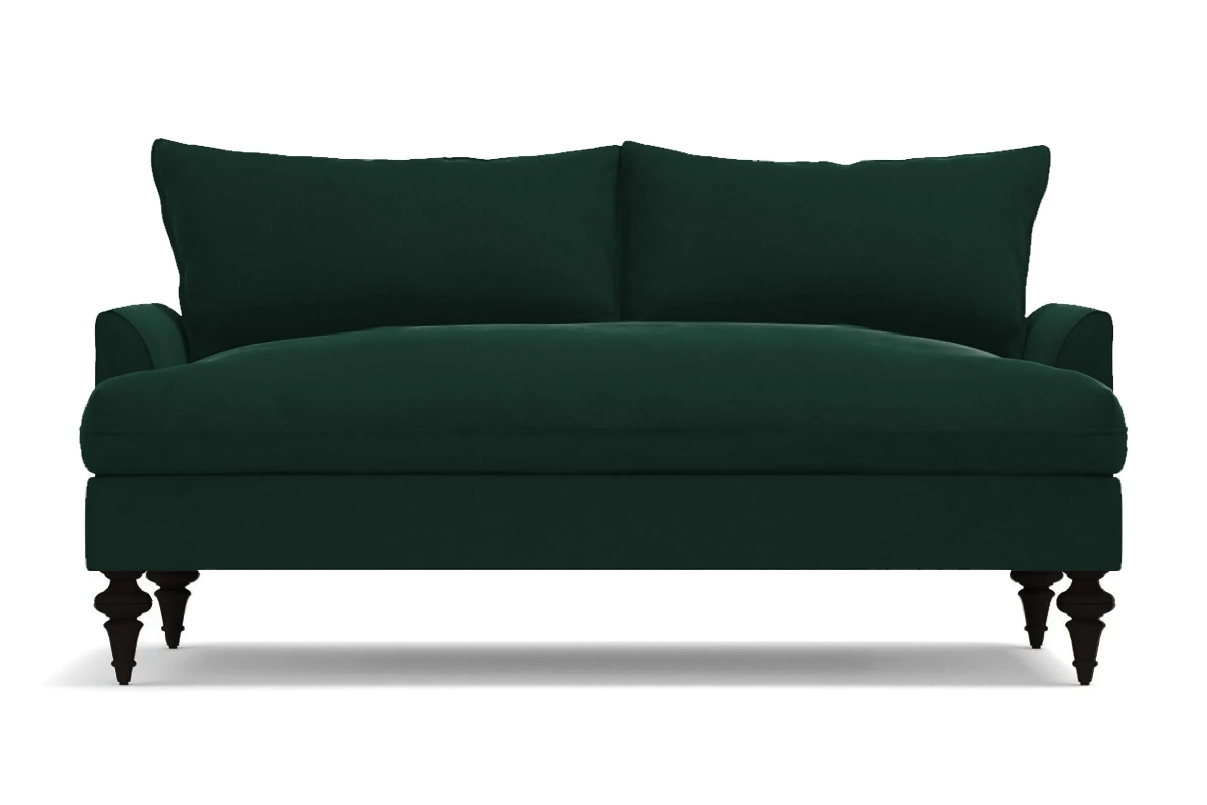 Saxon Loveseat :: Leg Finish: Espresso / Size: Loveseat - 66"w
