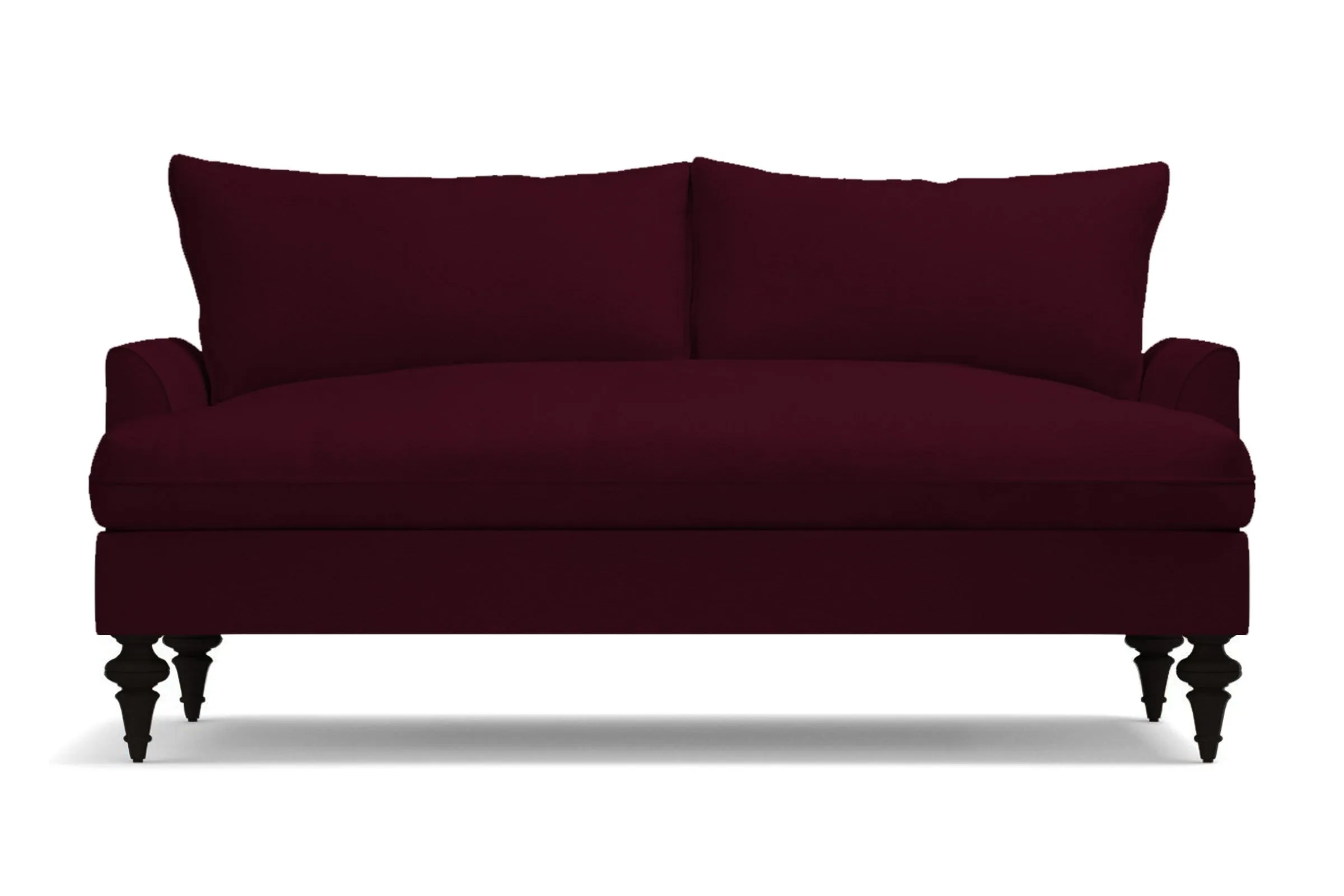 Saxon Loveseat :: Leg Finish: Espresso / Size: Loveseat - 66"w