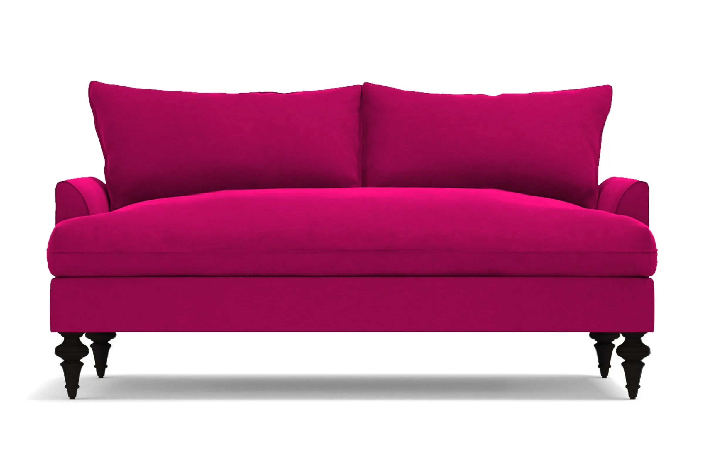 Saxon Loveseat :: Leg Finish: Espresso / Size: Loveseat - 66"w