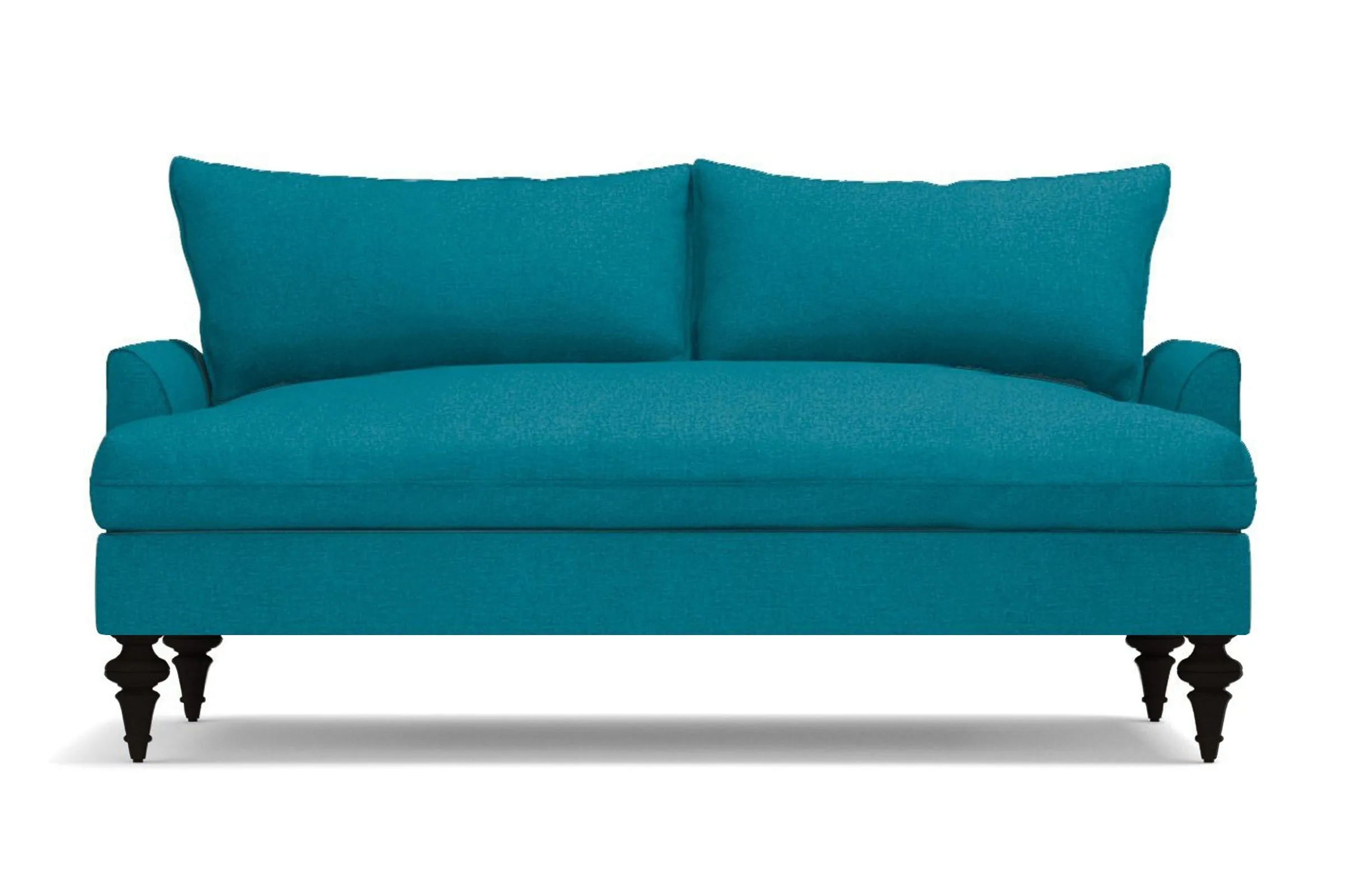 Saxon Loveseat :: Leg Finish: Espresso / Size: Loveseat - 66"w