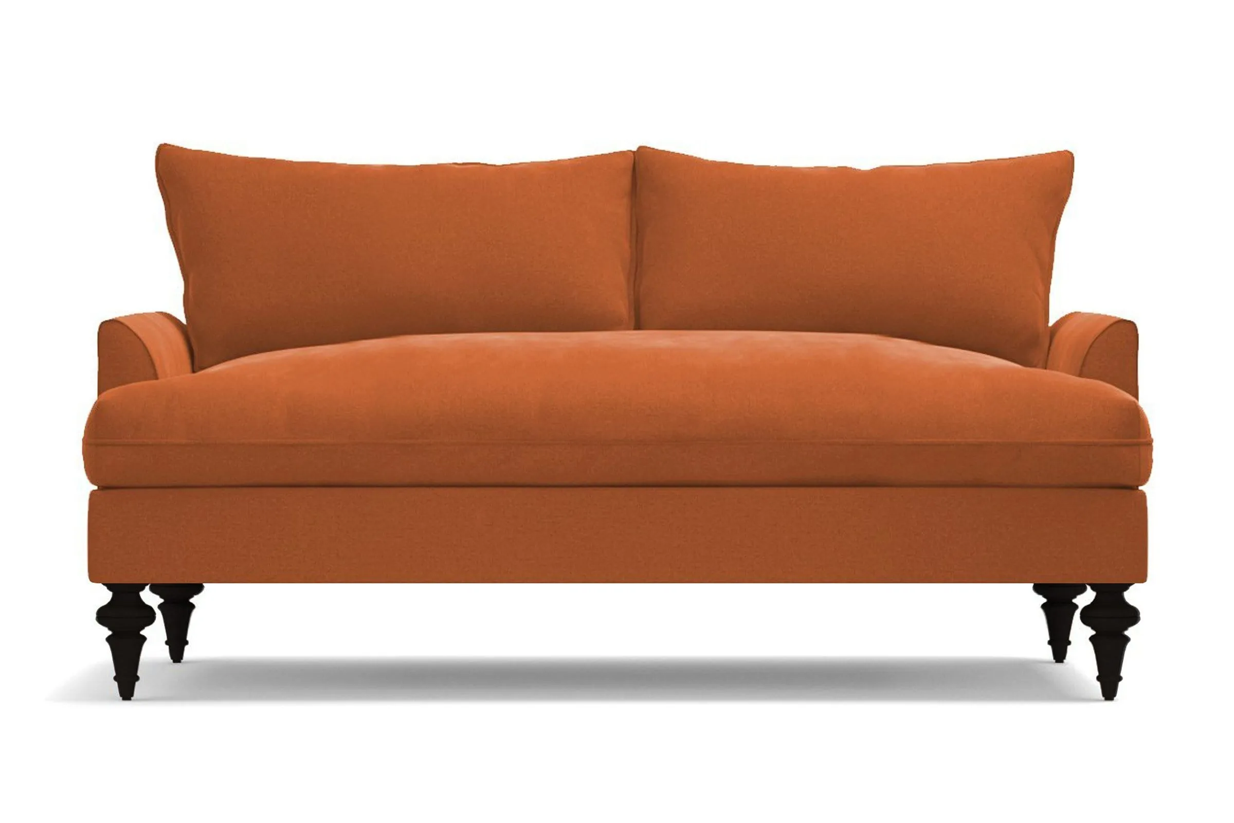 Saxon Loveseat :: Leg Finish: Espresso / Size: Loveseat - 66"w