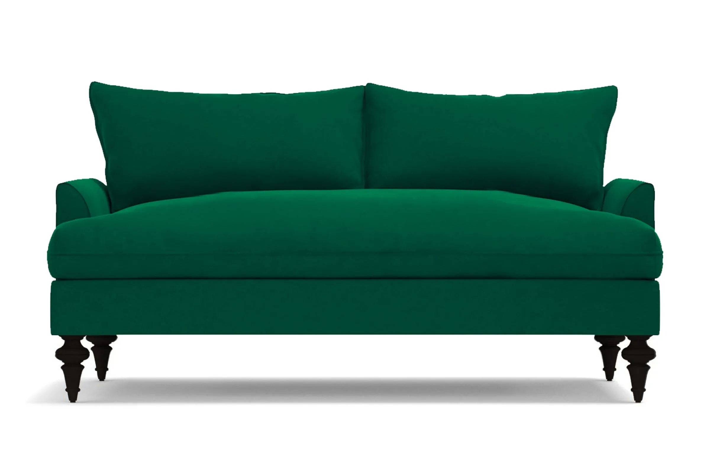 Saxon Loveseat :: Leg Finish: Espresso / Size: Loveseat - 66"w