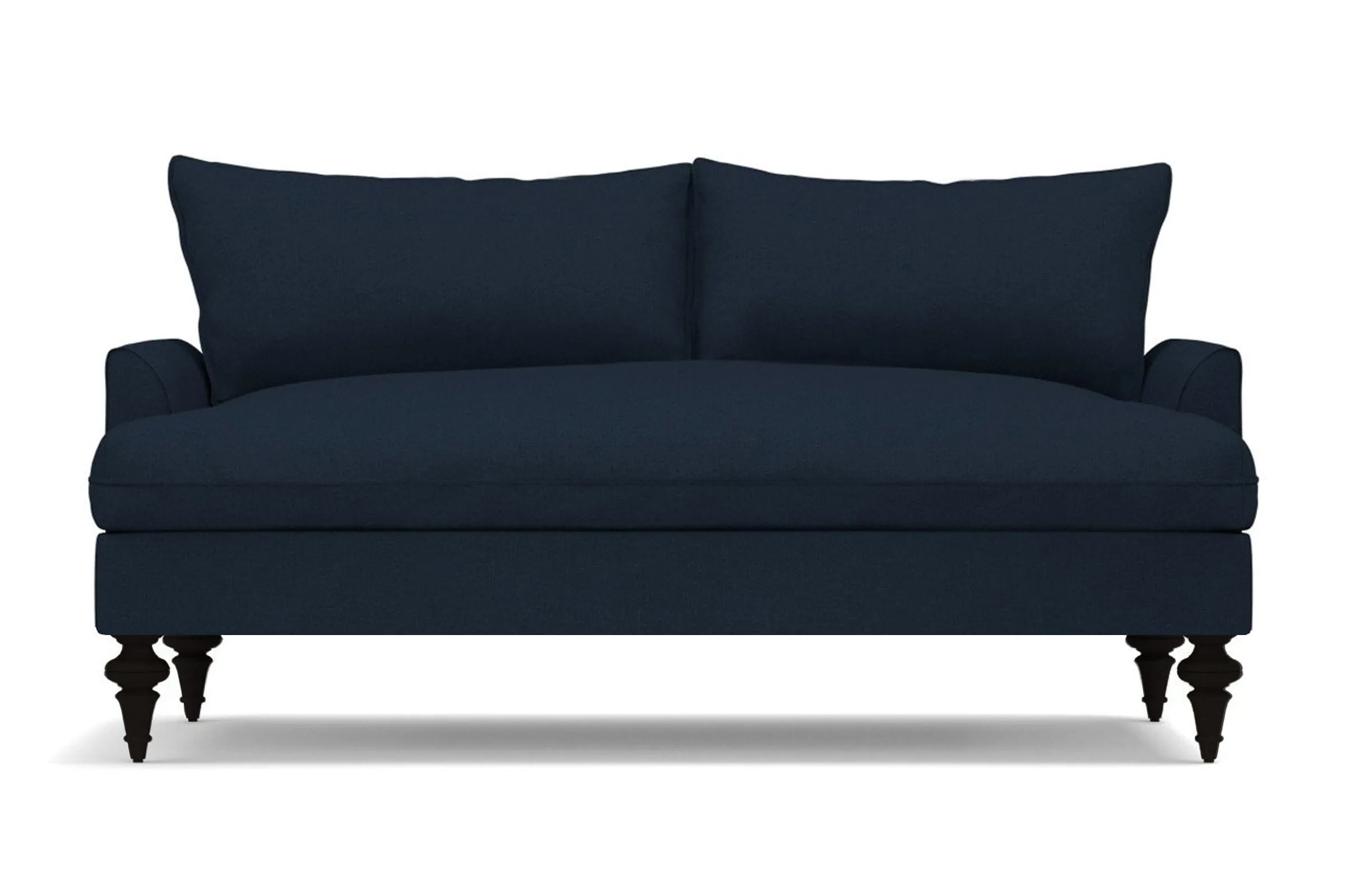 Saxon Loveseat :: Leg Finish: Espresso / Size: Loveseat - 66"w