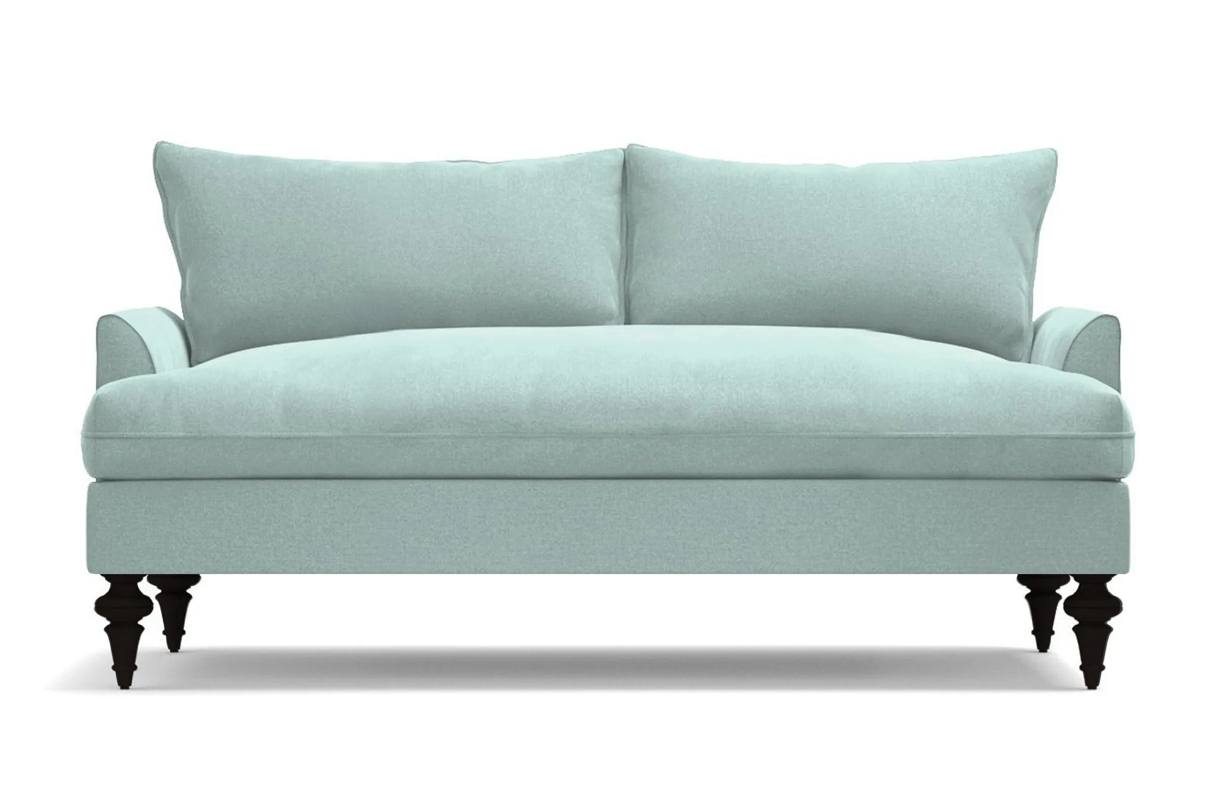 Saxon Loveseat :: Leg Finish: Espresso / Size: Loveseat - 66"w