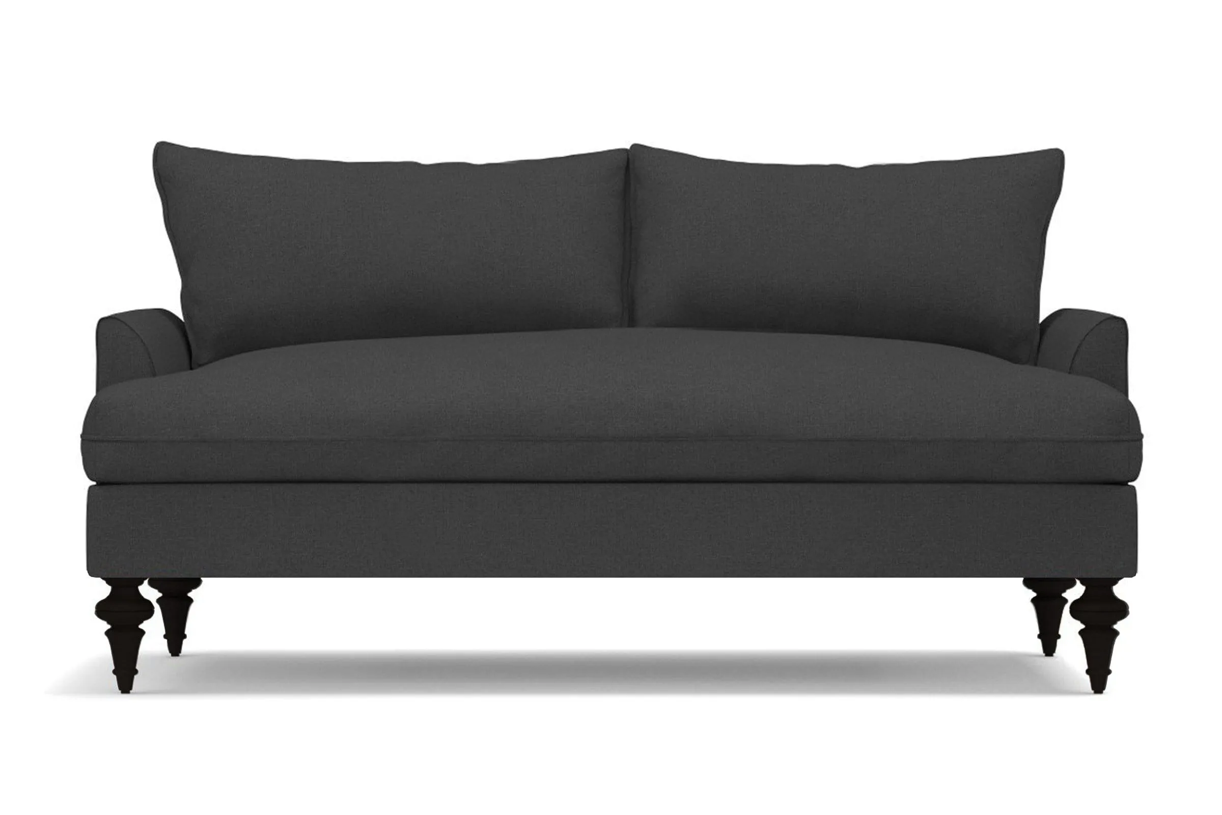 Saxon Loveseat :: Leg Finish: Espresso / Size: Loveseat - 66"w