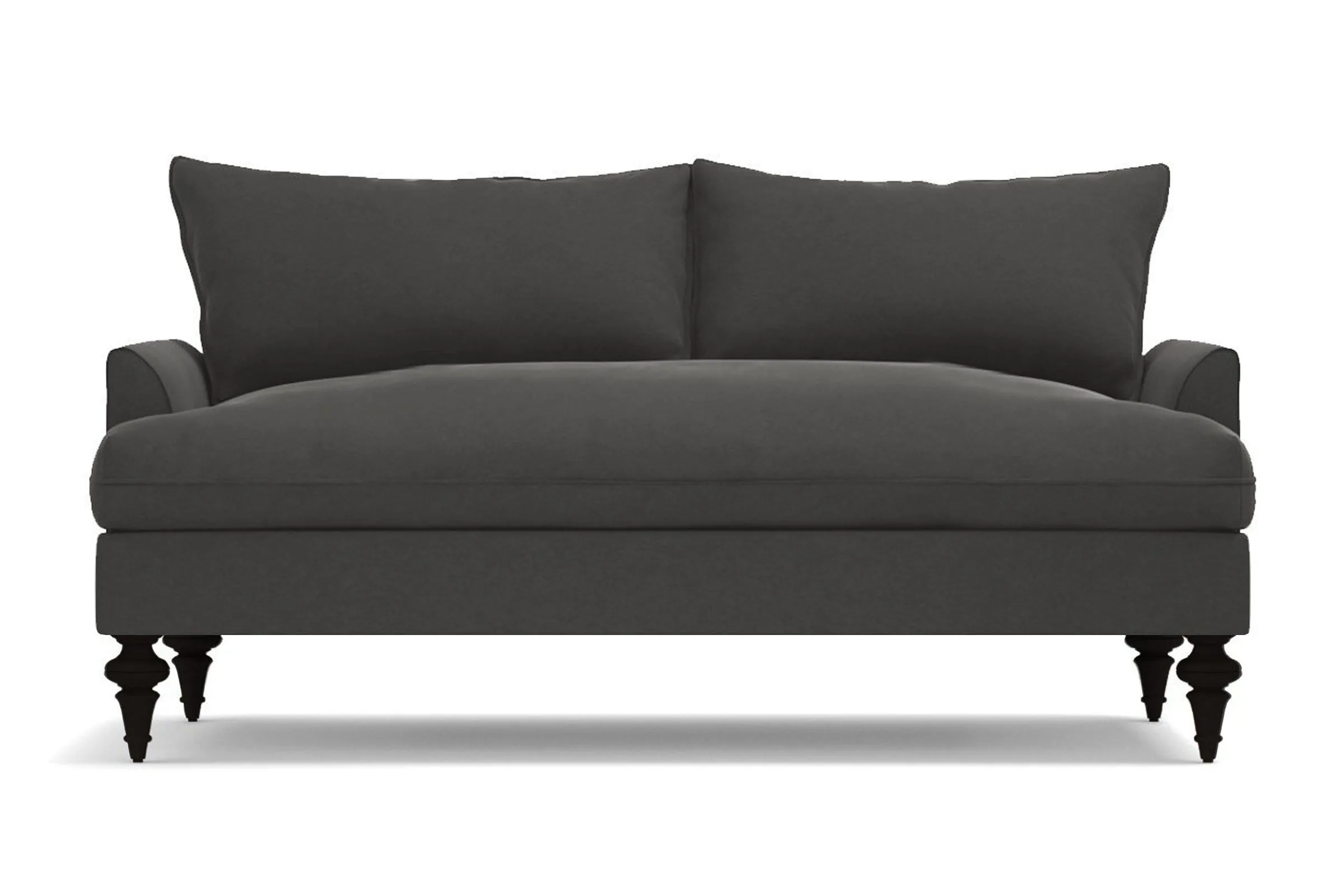 Saxon Loveseat :: Leg Finish: Espresso / Size: Loveseat - 66"w