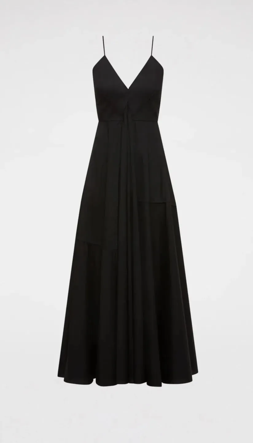 Scanlan Theodore Parachute Strappy Dress Black Size 10