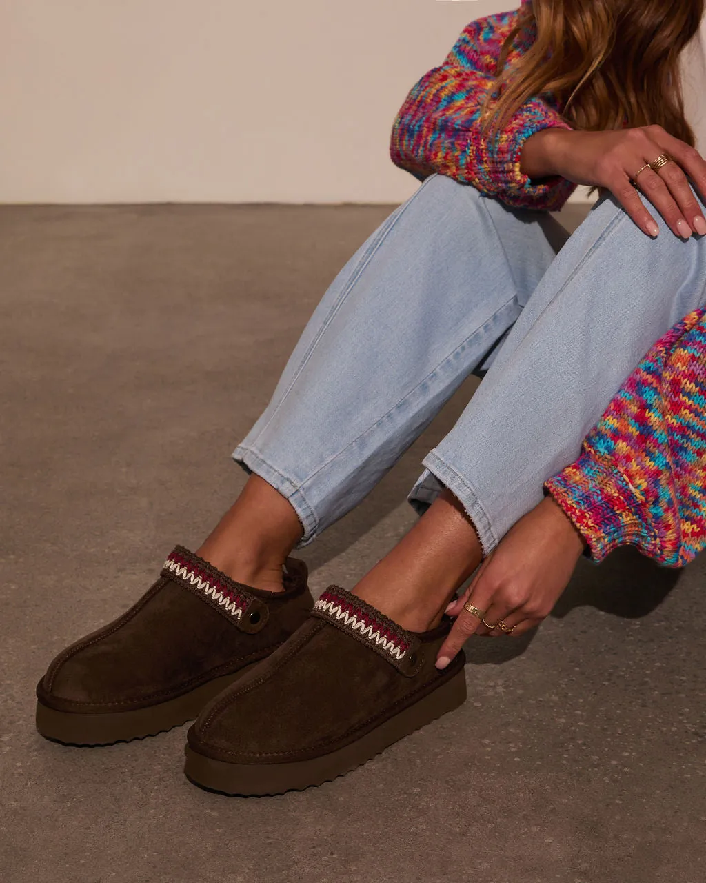 Selena Platform Slippers