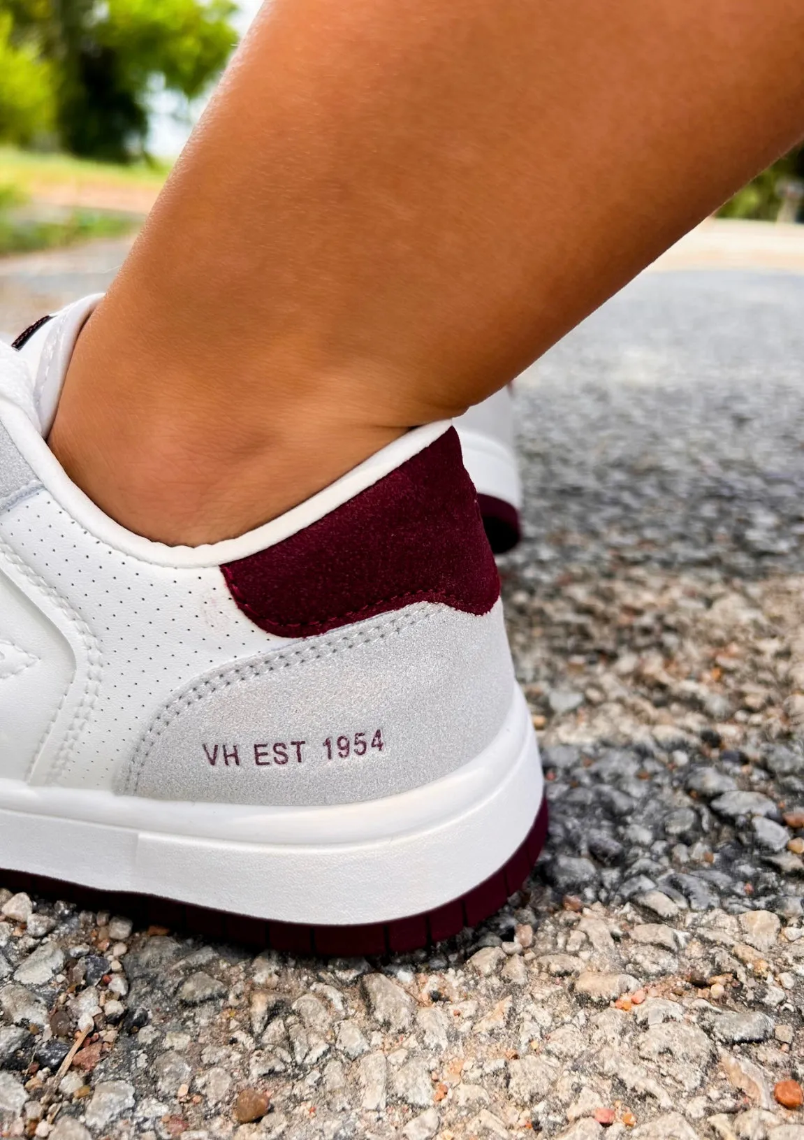 Step Up Maroon Vintage Havana Sneakers Shoes