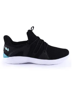 TURBINE Black Men's Running Shoes