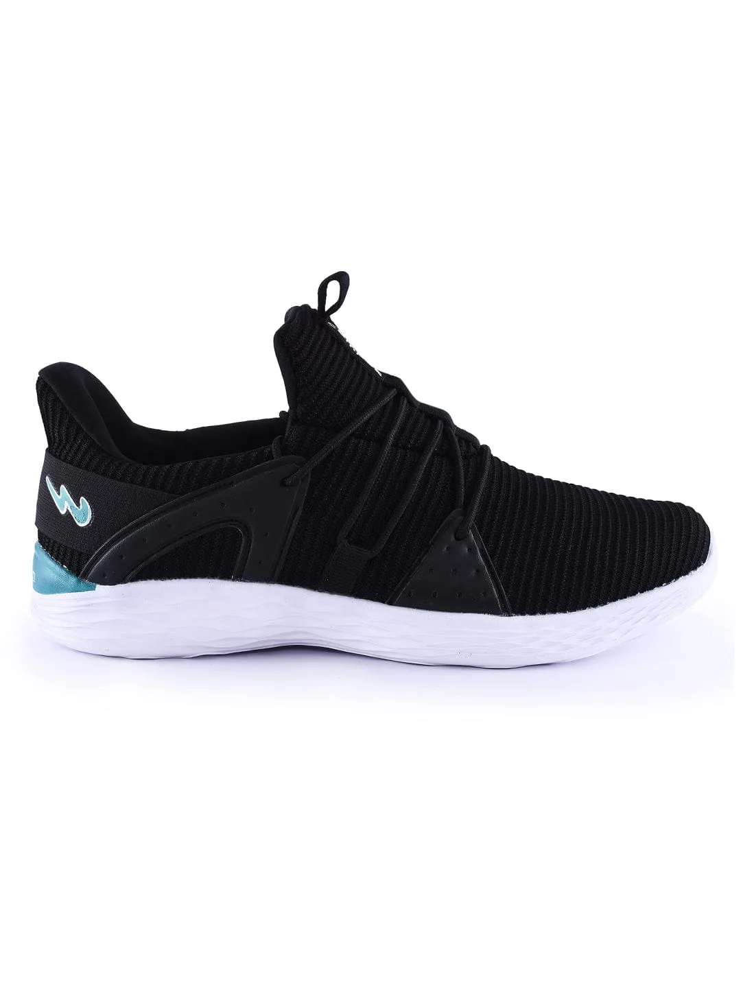 TURBINE Black Men's Running Shoes