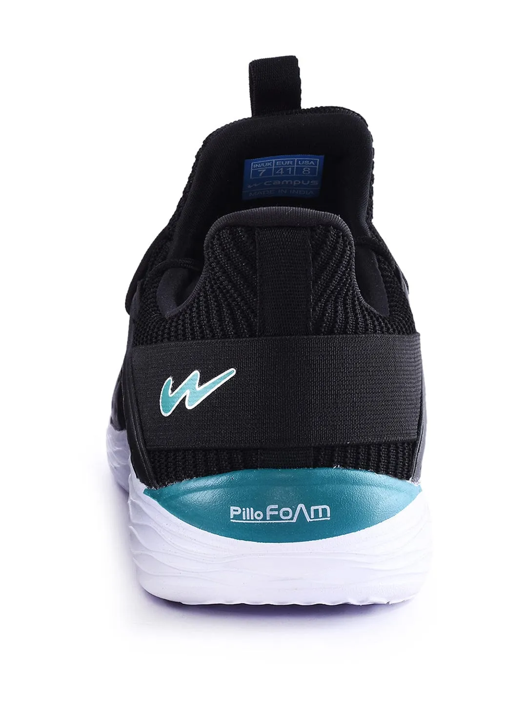 TURBINE Black Men's Running Shoes