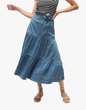 Veronica Beard Armida Skirt in Starlight