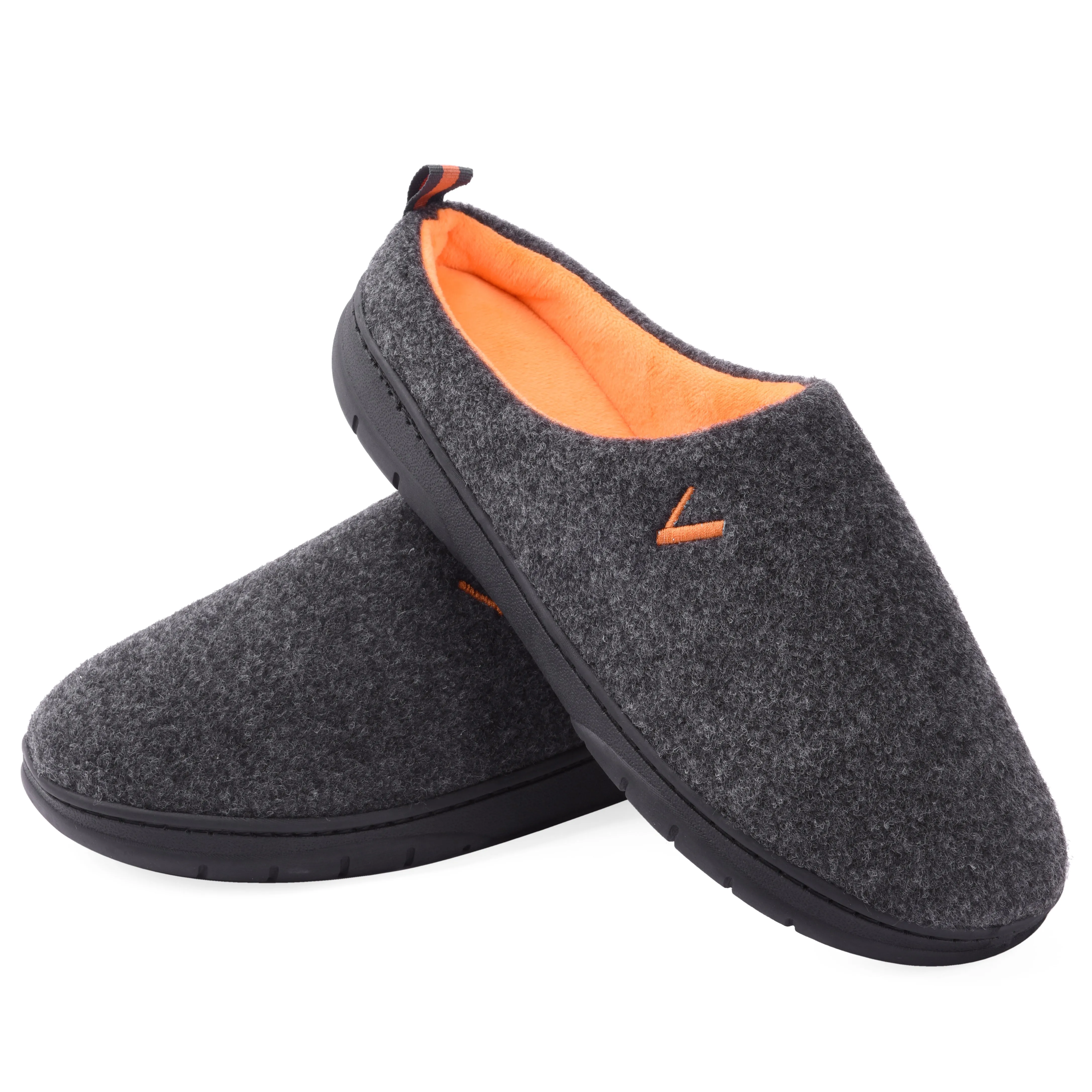 VONMAY Men's Slippers Slip On House Shoes Two Tone Memory Foam Indoor Outdoor