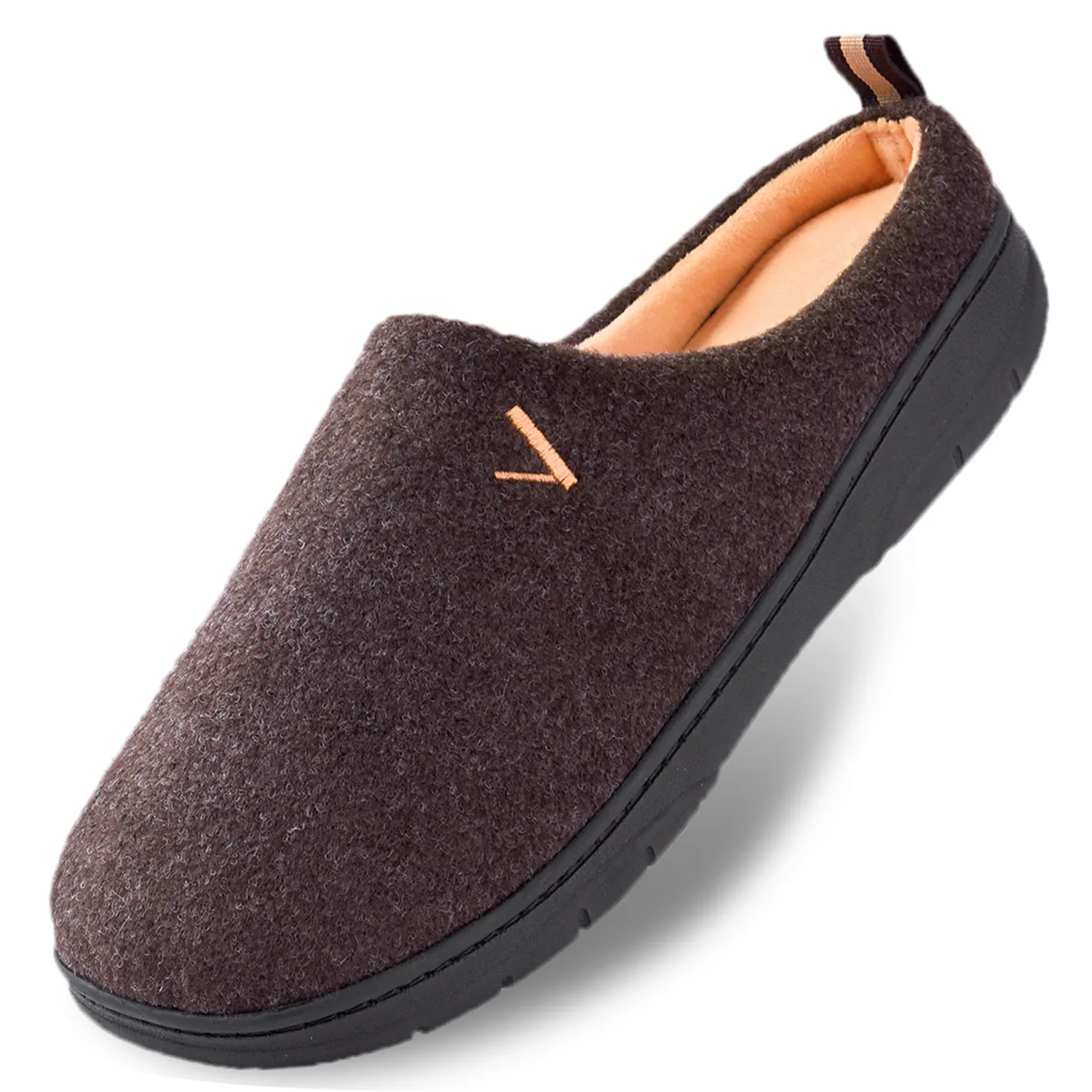 VONMAY Men's Slippers Slip On House Shoes Two Tone Memory Foam Indoor Outdoor