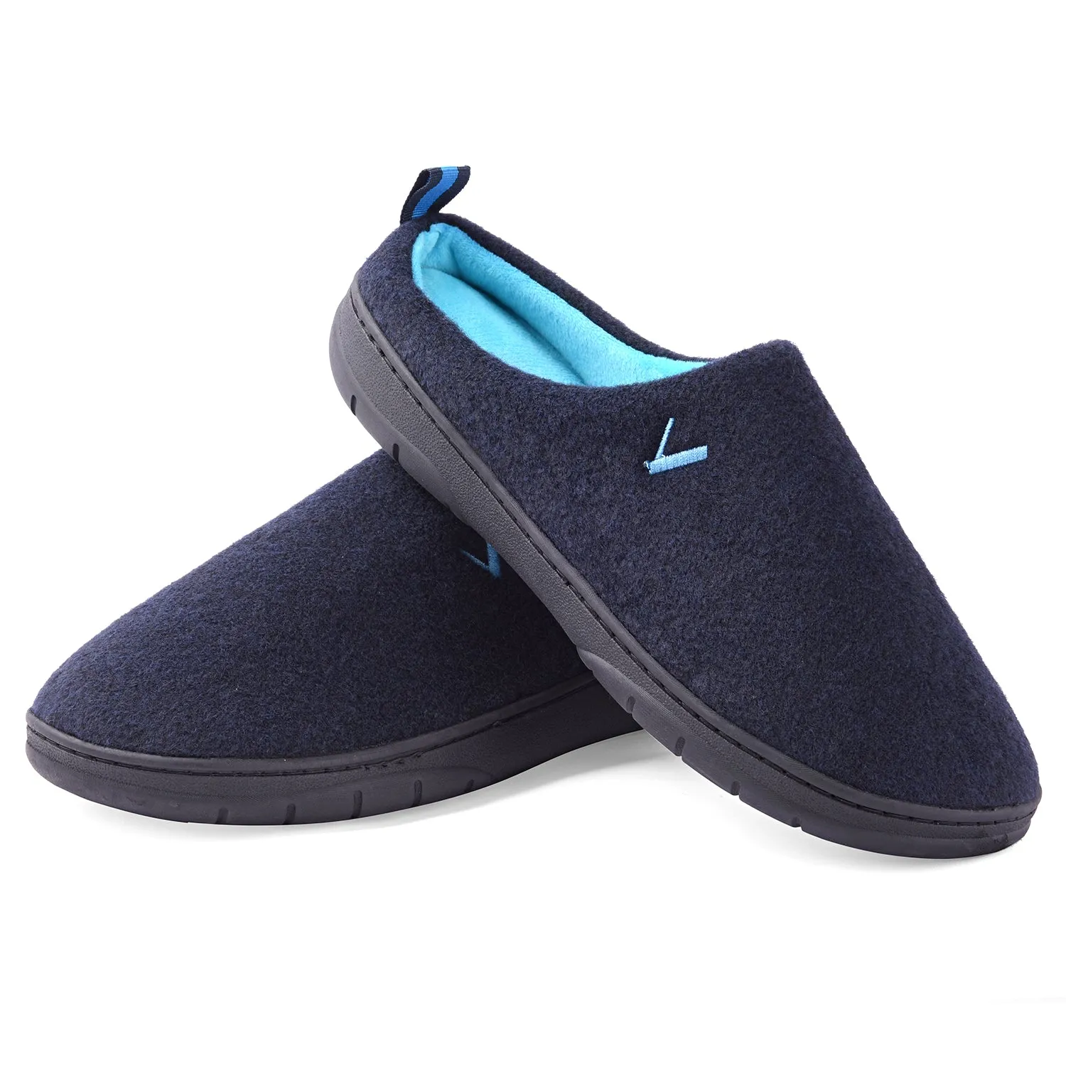 VONMAY Men's Slippers Slip On House Shoes Two Tone Memory Foam Indoor Outdoor
