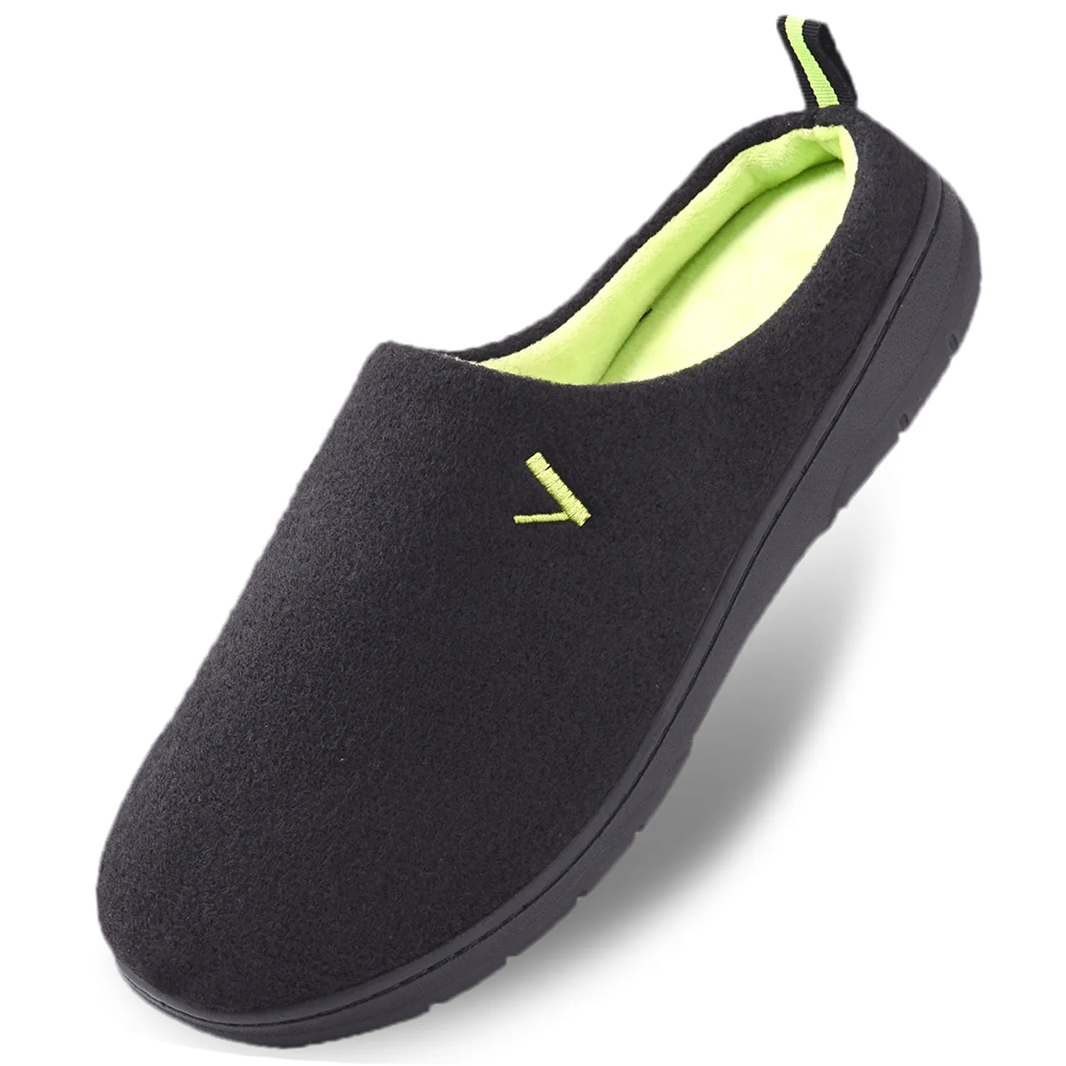 VONMAY Men's Slippers Slip On House Shoes Two Tone Memory Foam Indoor Outdoor