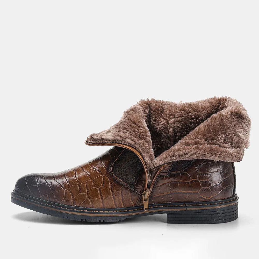 Warm Leather Boot High Shoes