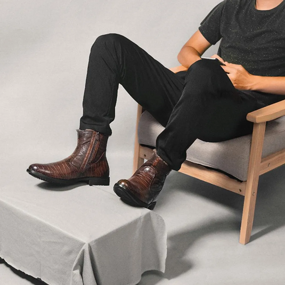Warm Leather Boot High Shoes